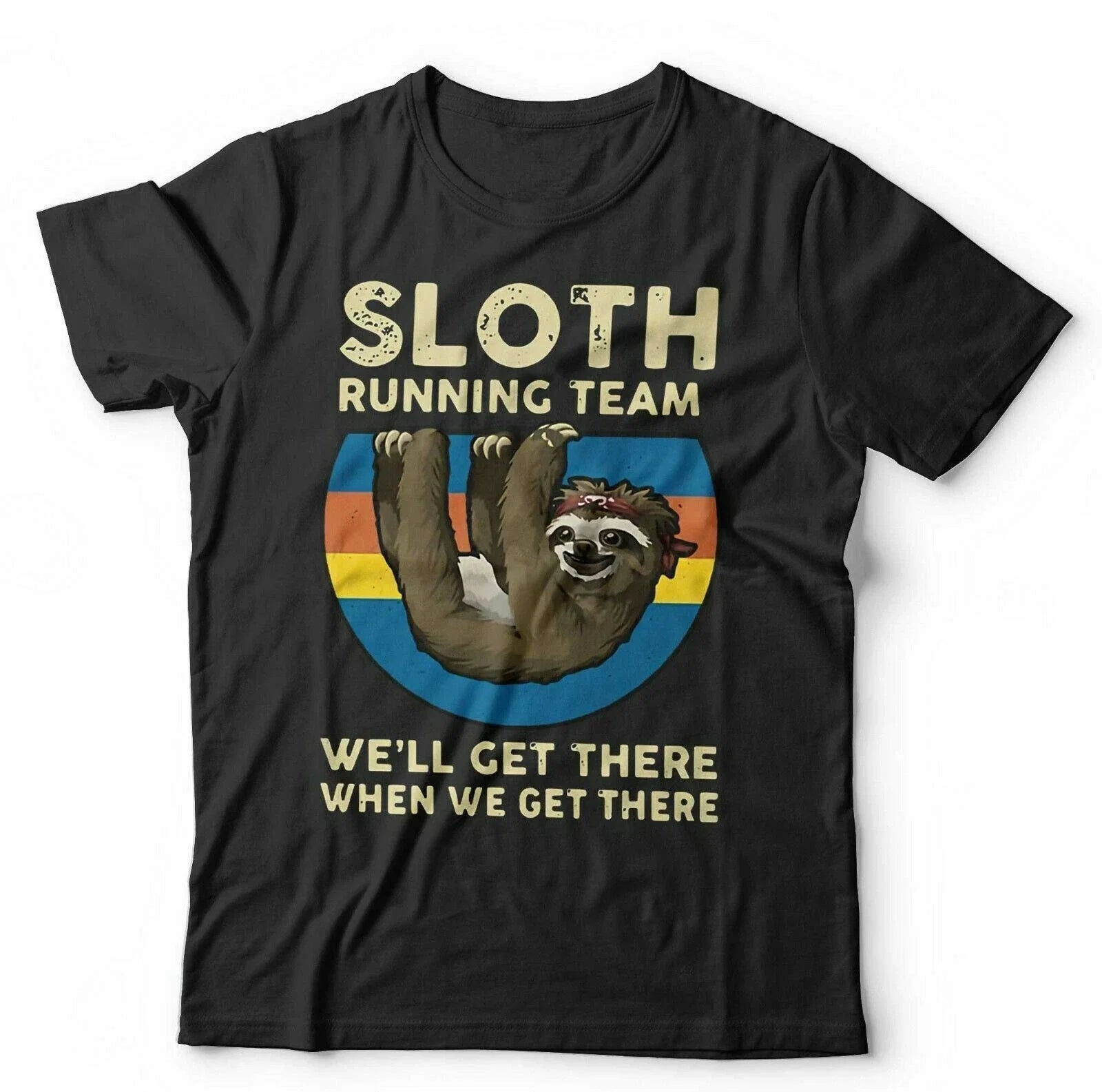 Sloth Running Team Unisex Kids Funny Lazy Relax Cute - Adult & Kids T-Shirts, Sweatshirts & Hoodies apparel design preview 1