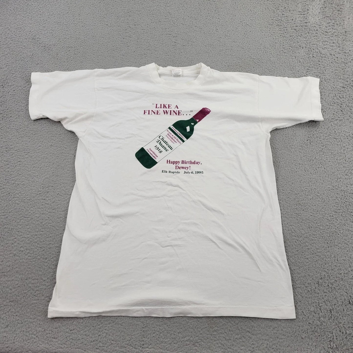 Like A Fine Wine Mens XL Graphic 1995 Happy Birthday - Adult & Kids T-Shirts, Sweatshirts & Hoodies apparel design preview 1