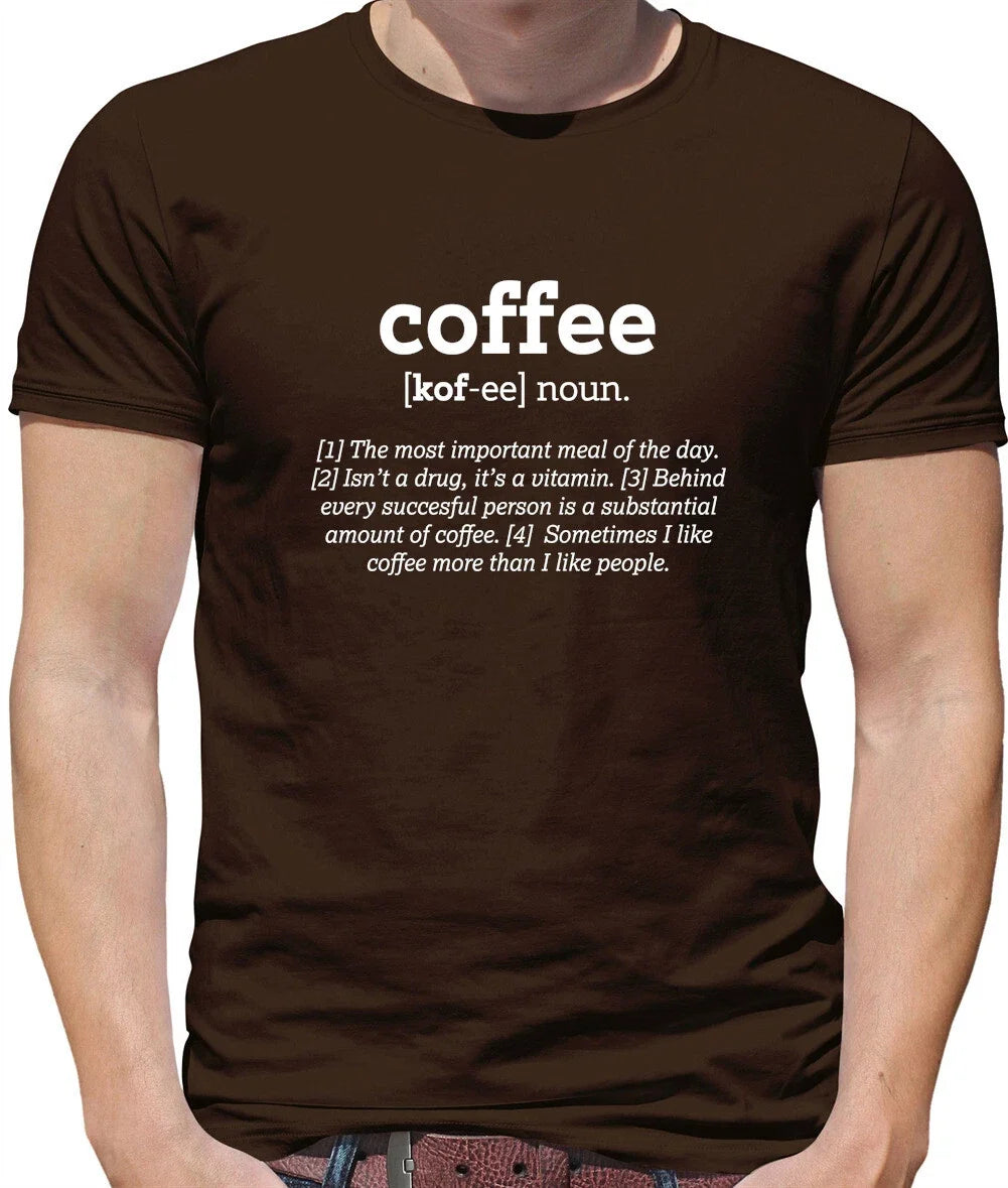 Funny Definition Coffee Mens Latte Espresso Cafe - Adult & Kids T-Shirts, Sweatshirts & Hoodies apparel design preview 1