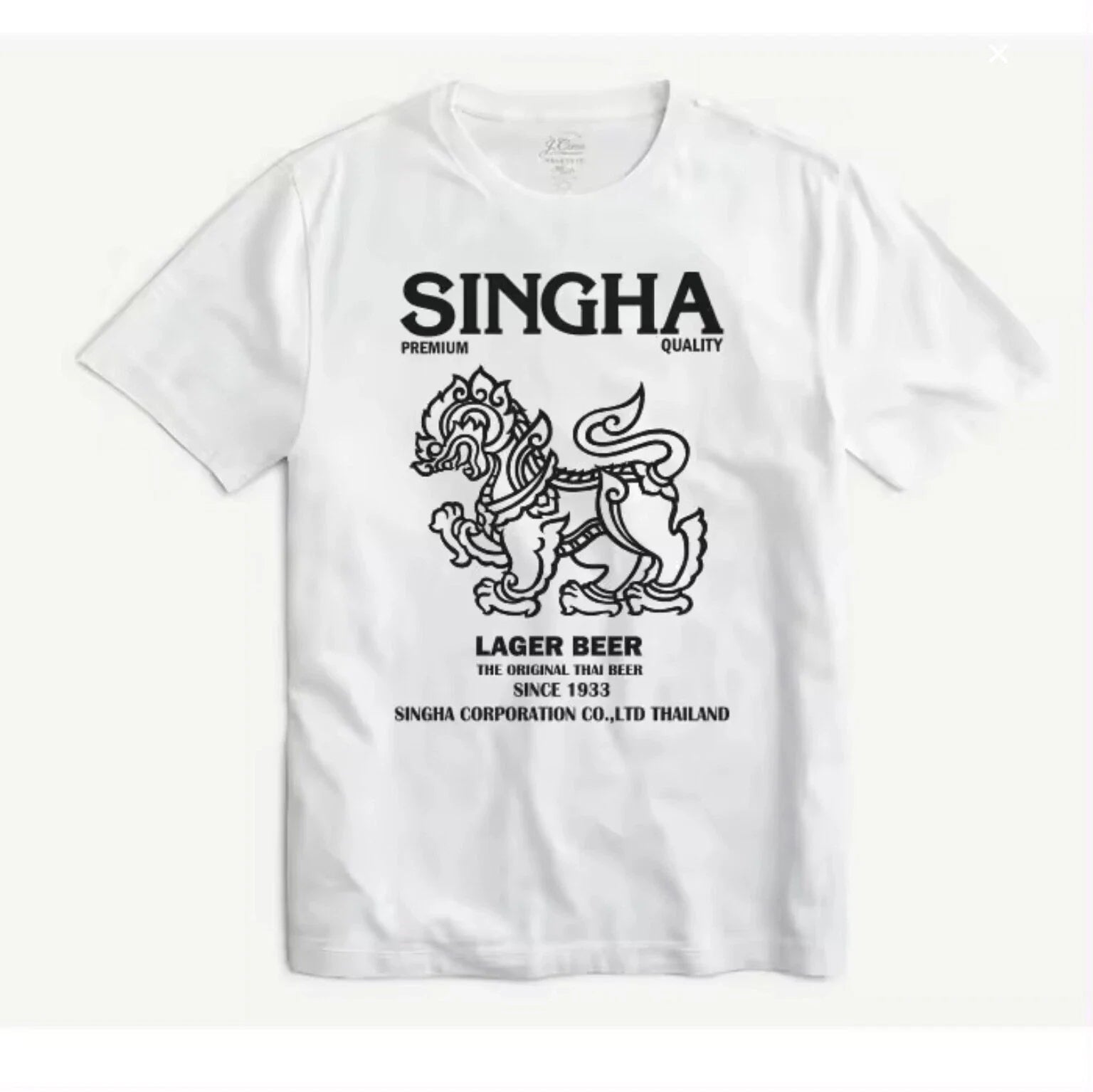 Popular teenagers' short-sleeved Singha beer, Thai - Adult & Kids T-Shirts, Sweatshirts & Hoodies apparel design preview 1