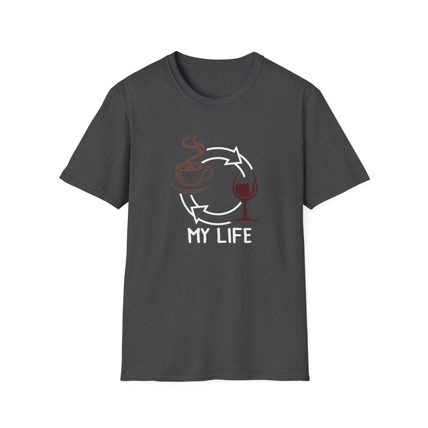 Coffee Wine Repeat - Adult & Kids T-Shirts, Sweatshirts & Hoodies apparel design preview 1