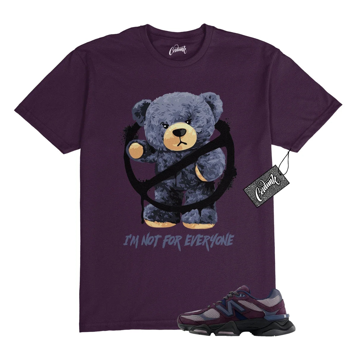 9060 Plum Brown Ice Wine Dark Arctic Grey to Match - Adult & Kids T-Shirts, Sweatshirts & Hoodies apparel design preview 1