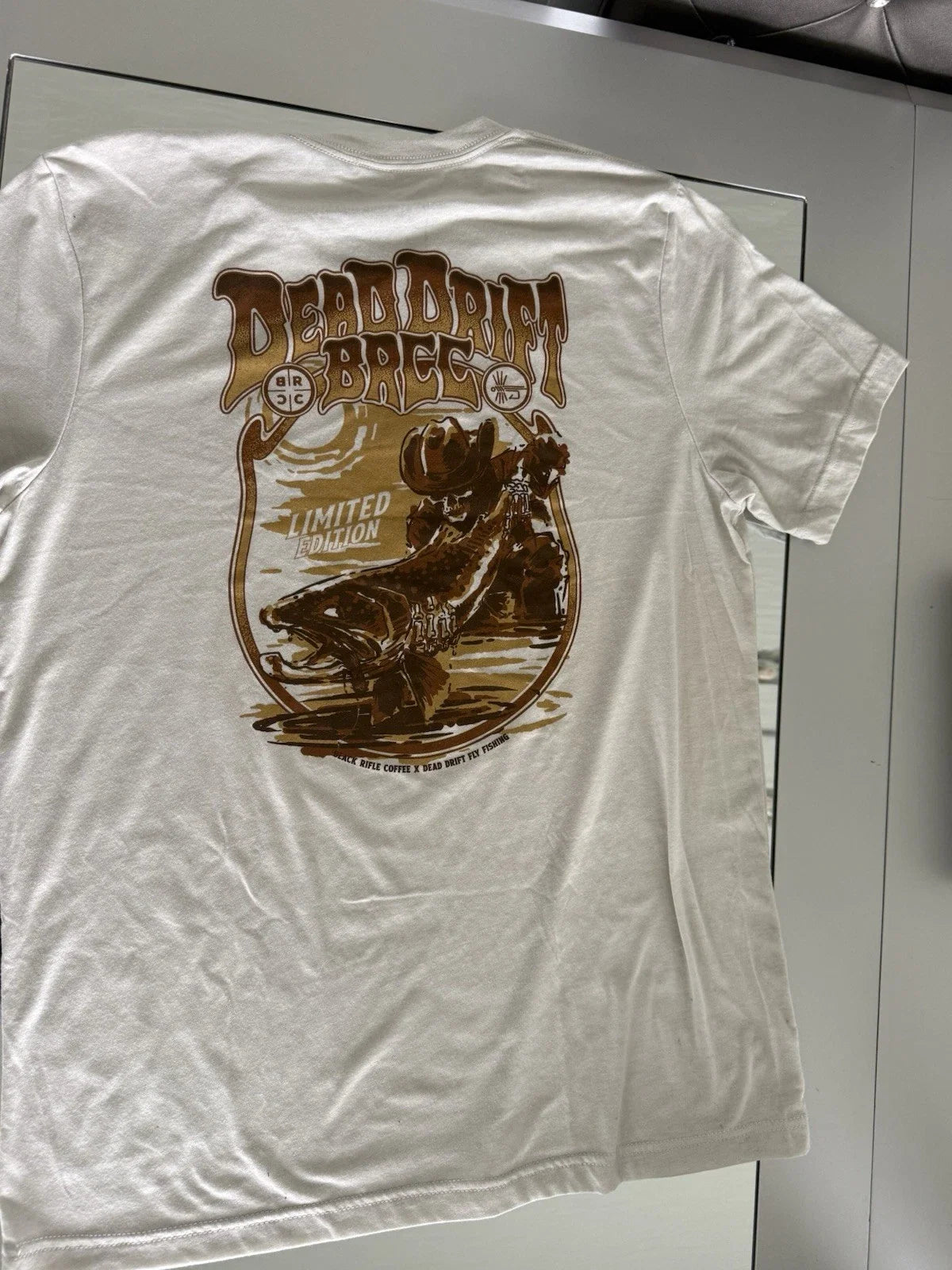 Black Rifle Coffee X Dead Drift Fly Fishing Men's - Adult & Kids T-Shirts, Sweatshirts & Hoodies apparel design preview 1
