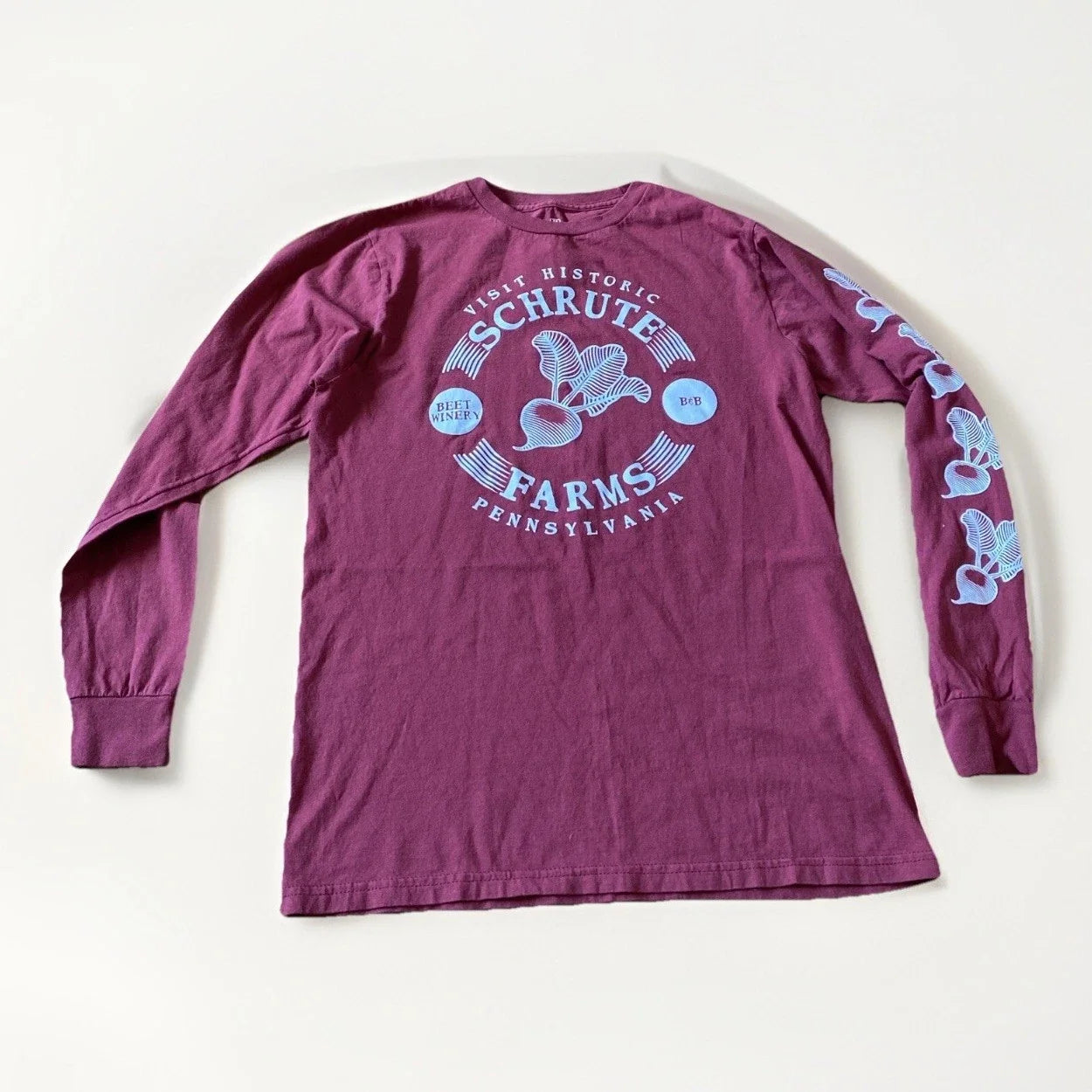 The Office Dwight Schrute Beet Farms size medium red - Adult & Kids T-Shirts, Sweatshirts & Hoodies apparel design preview 1