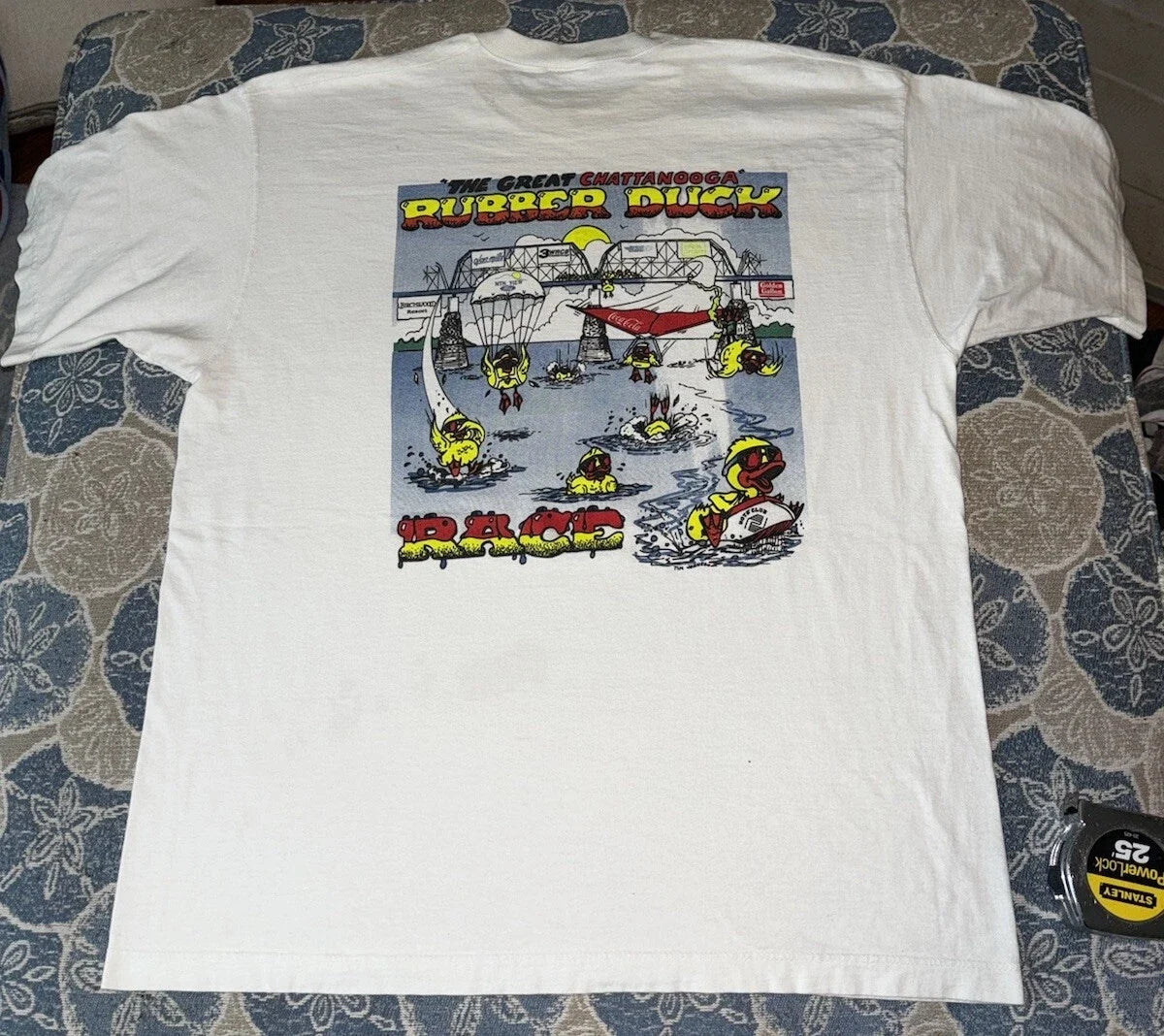 Vintage Chattanooga Duck Race Men's Size XL Double - Adult & Kids T-Shirts, Sweatshirts & Hoodies apparel design preview 1