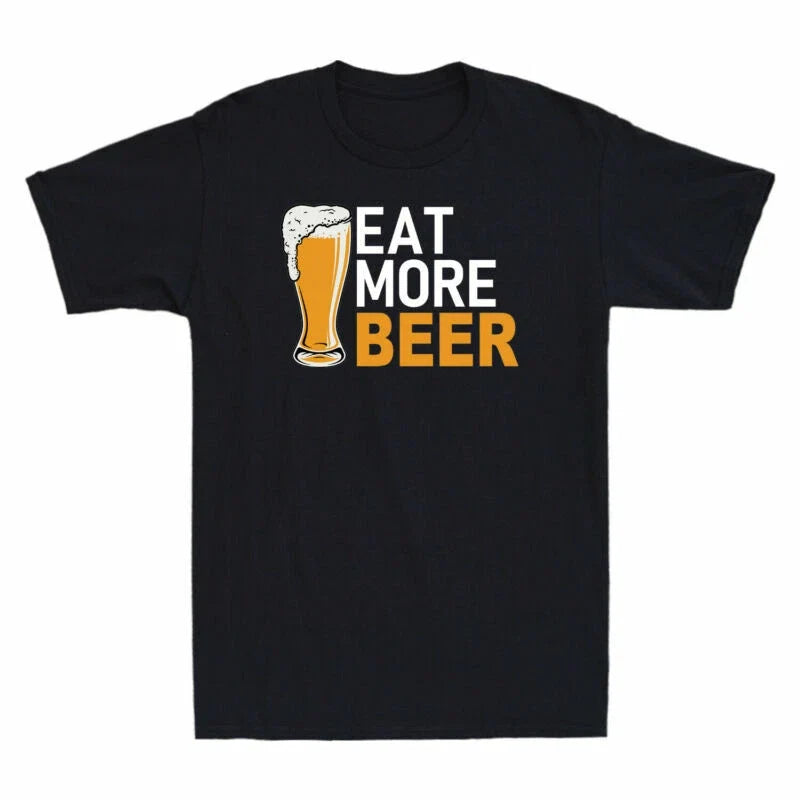 Lovers More Eat Sleeve Men's Gift Beer Cotton Short - Adult & Kids T-Shirts, Sweatshirts & Hoodies apparel design preview 1
