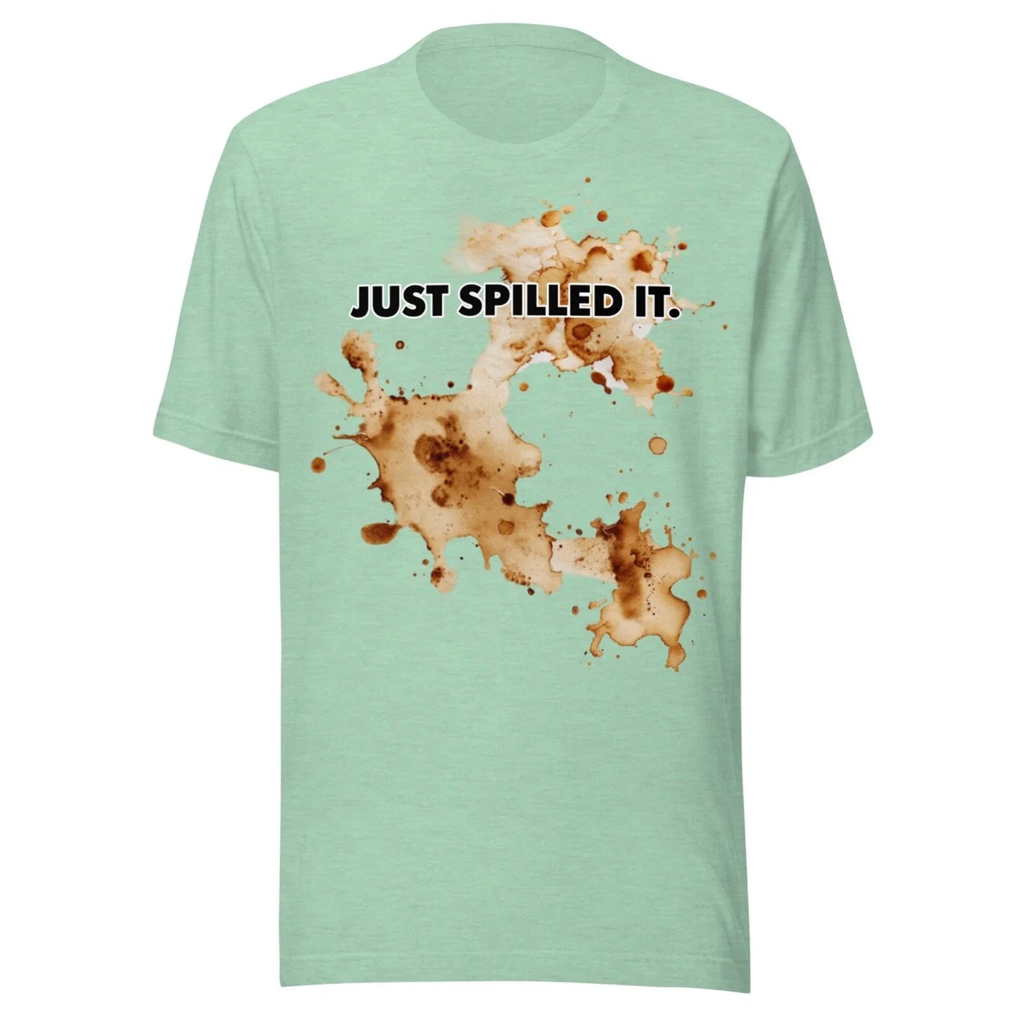 Vintage COFFEE LOVERS FUNNY JUST SPILLED IT ALL - Adult & Kids T-Shirts, Sweatshirts & Hoodies apparel design preview 1