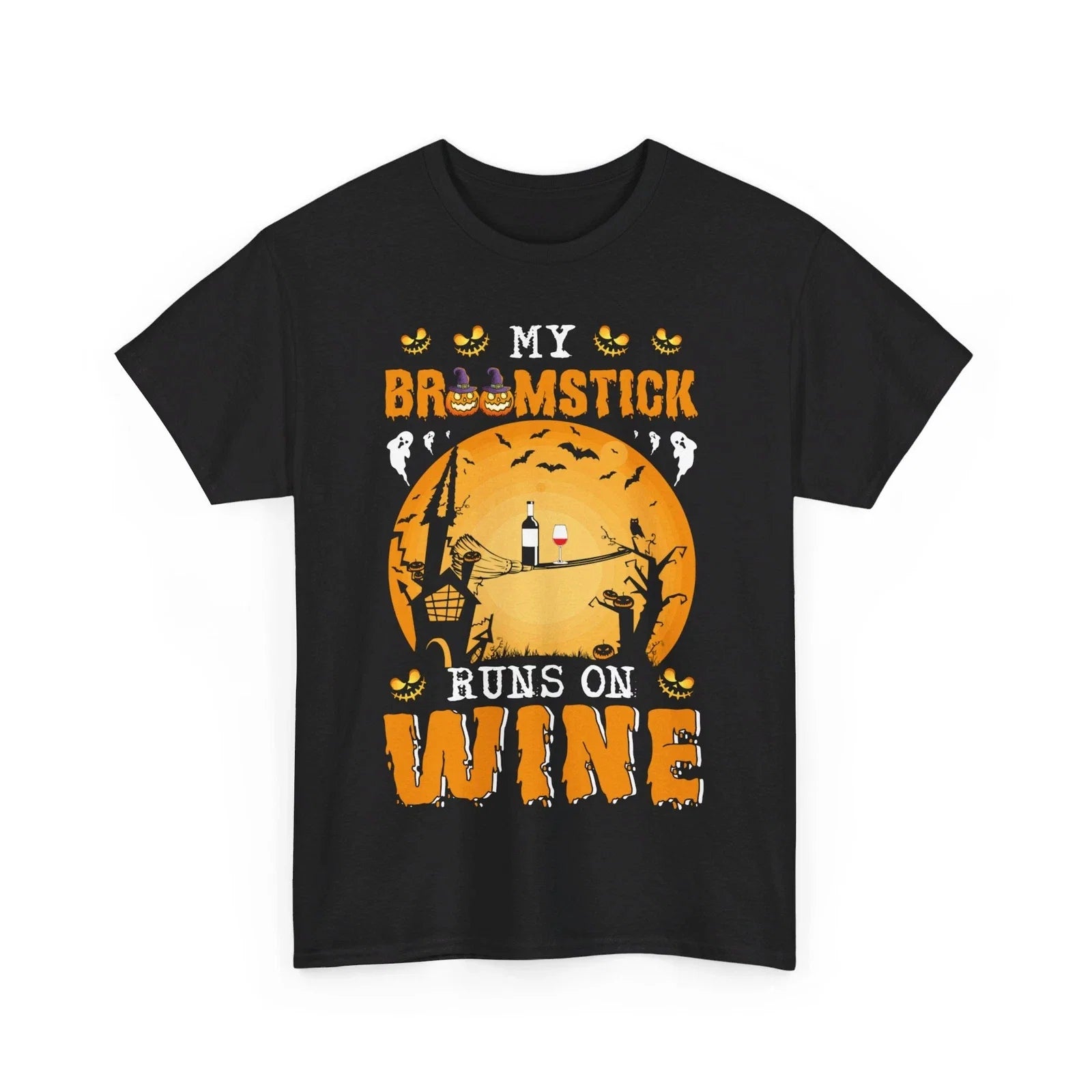 Halloween For Wine Lovers, Funny Costume - Adult & Kids T-Shirts, Sweatshirts & Hoodies apparel design preview 1