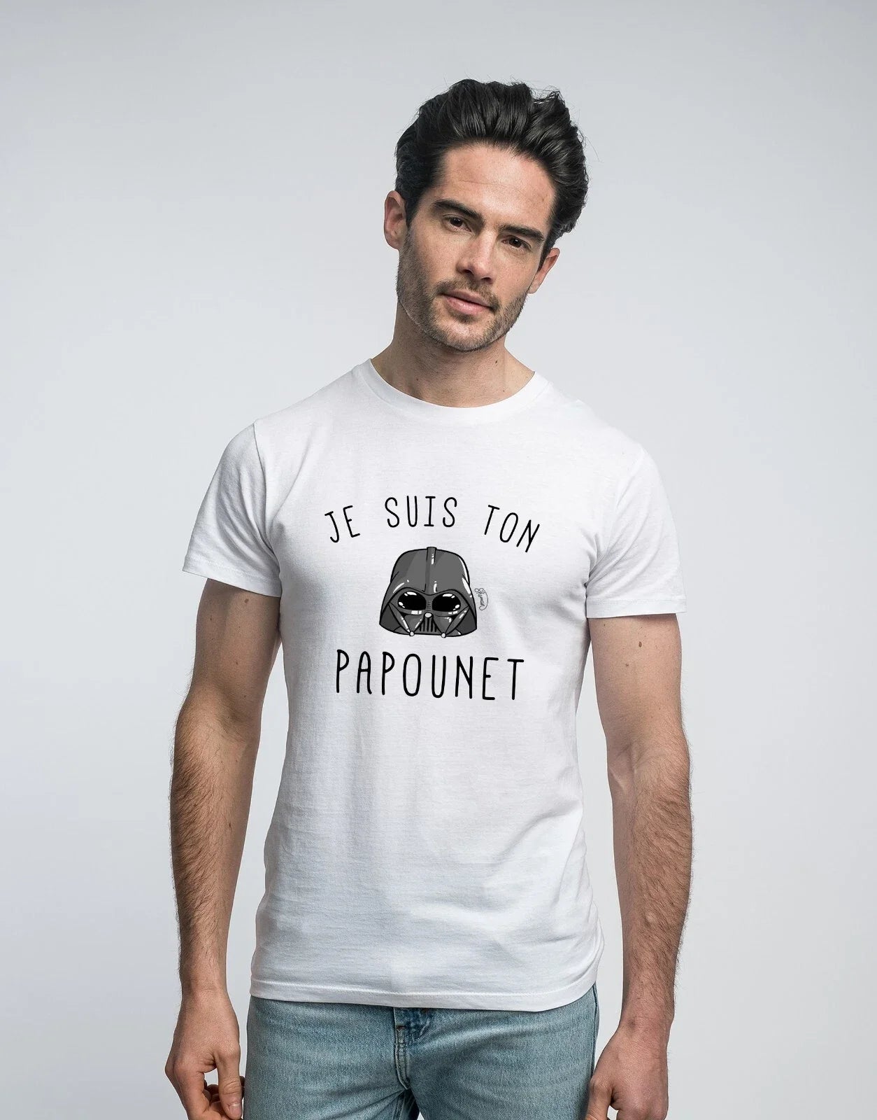 Men's Short Sleeve White, I AM YOUR PAPOUNET - Adult & Kids T-Shirts, Sweatshirts & Hoodies apparel design preview 1