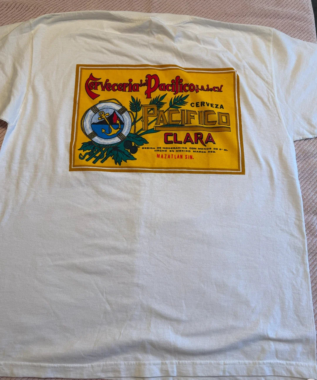 Authentic Y2K Mexican Tourist/Beer Pacifico Mazatlan - Adult & Kids T-Shirts, Sweatshirts & Hoodies apparel design preview 1