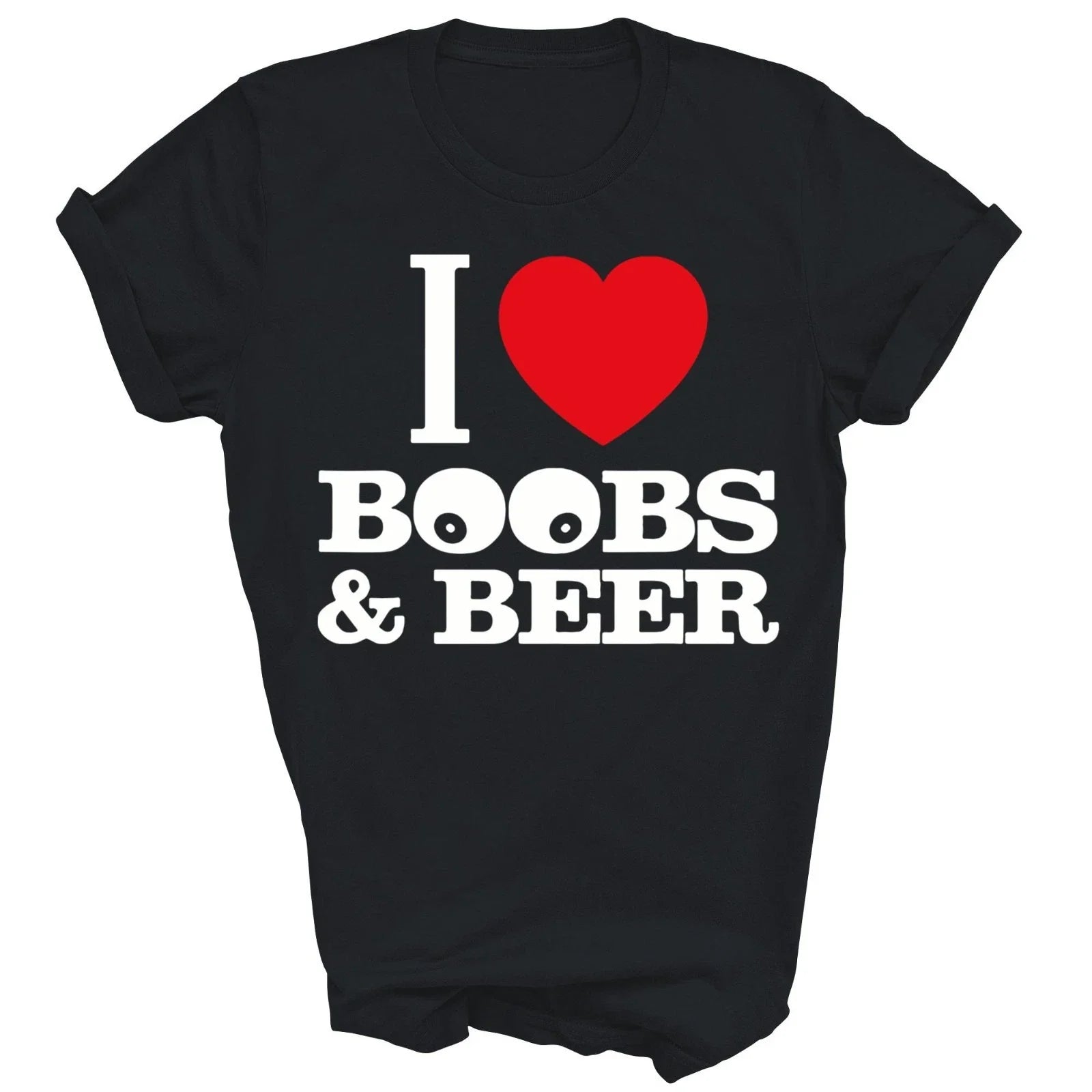 I Love Boobs And Beer Gift - Adult & Kids T-Shirts, Sweatshirts & Hoodies apparel design preview 1