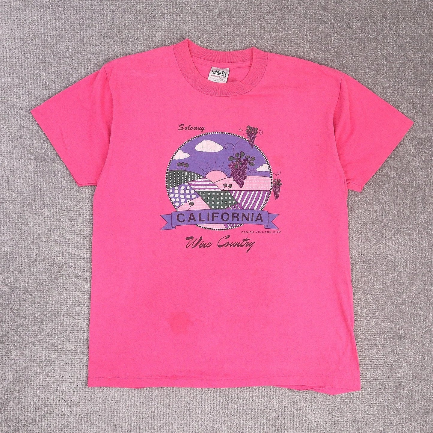 VTG Soluang California Wine Country Danish Large Pink - Adult & Kids T-Shirts, Sweatshirts & Hoodies apparel design preview 1