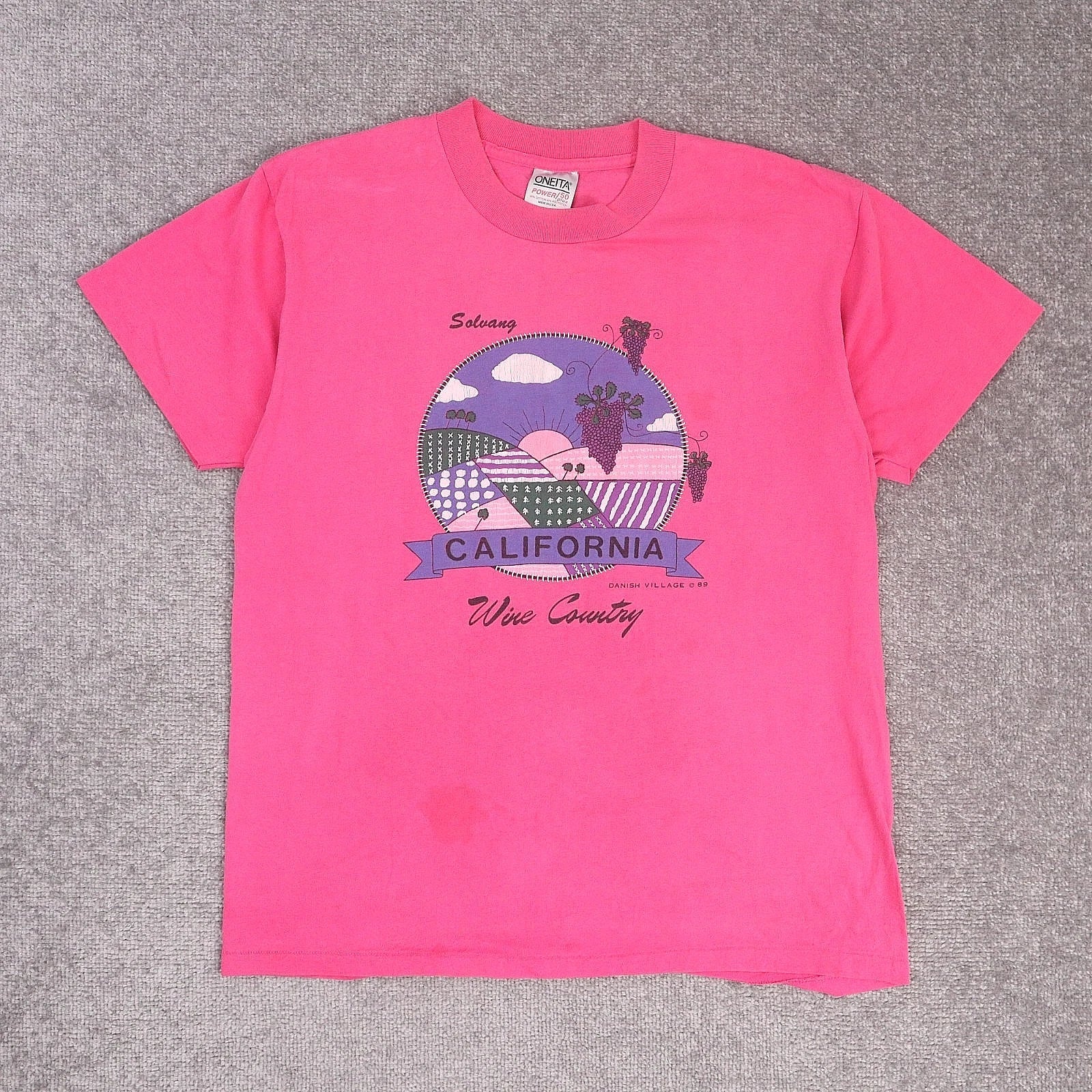 VTG Soluang California Wine Country Danish Large Pink - Adult & Kids T-Shirts, Sweatshirts & Hoodies apparel design preview 1
