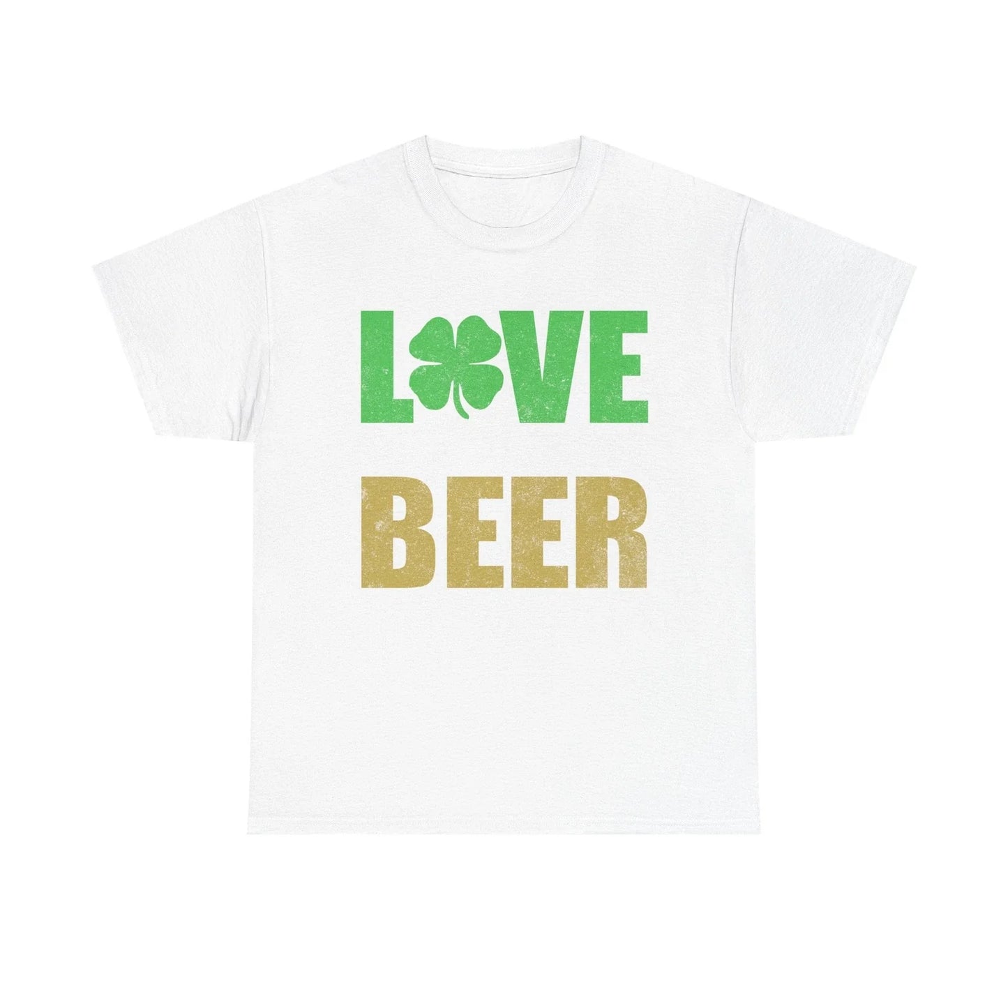 St. Patrick's Day Love Beer Unisex Cotton Shamrock - Adult & Kids T-Shirts, Sweatshirts & Hoodies apparel design preview 1