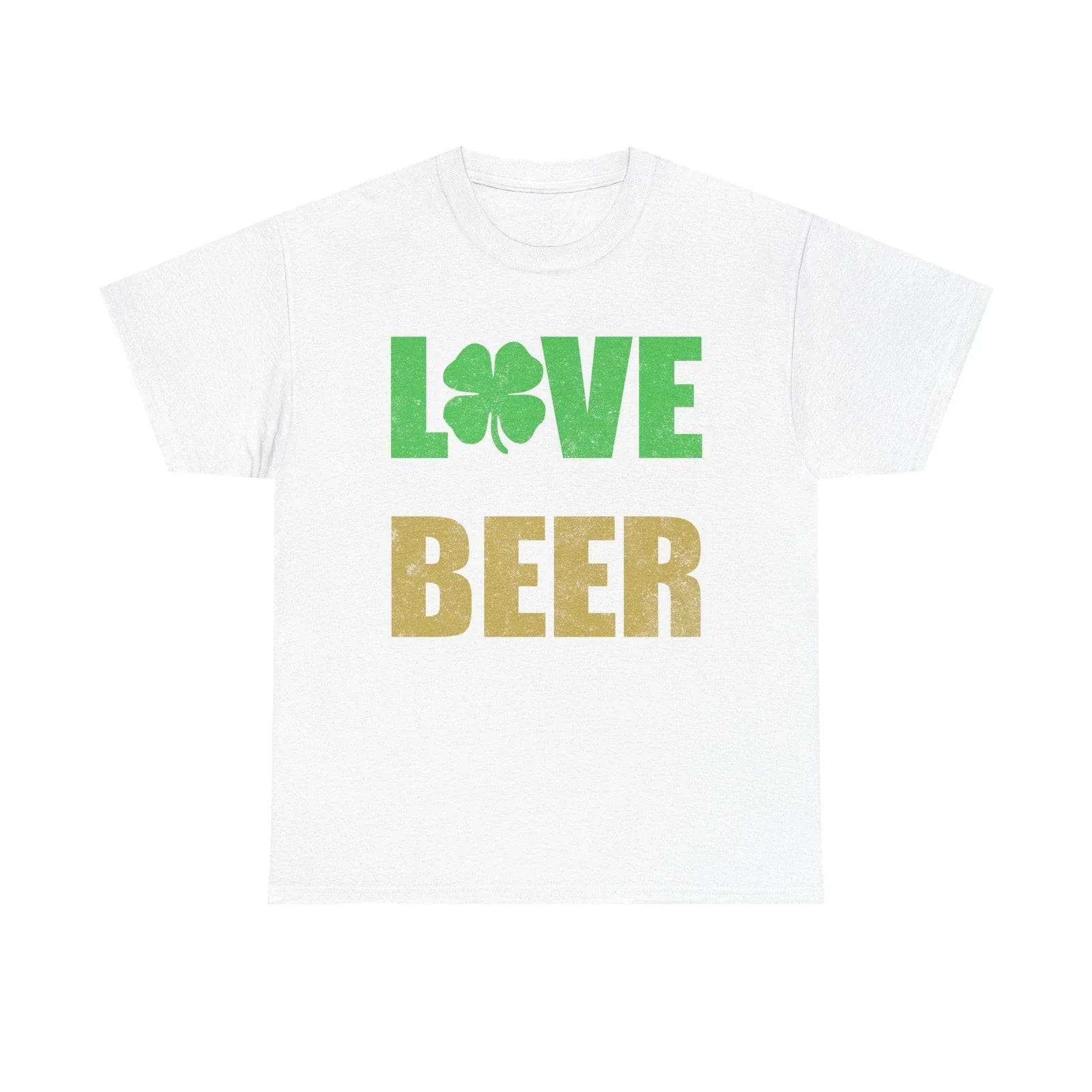St. Patrick's Day Love Beer Unisex Cotton Shamrock - Adult & Kids T-Shirts, Sweatshirts & Hoodies apparel design preview 1