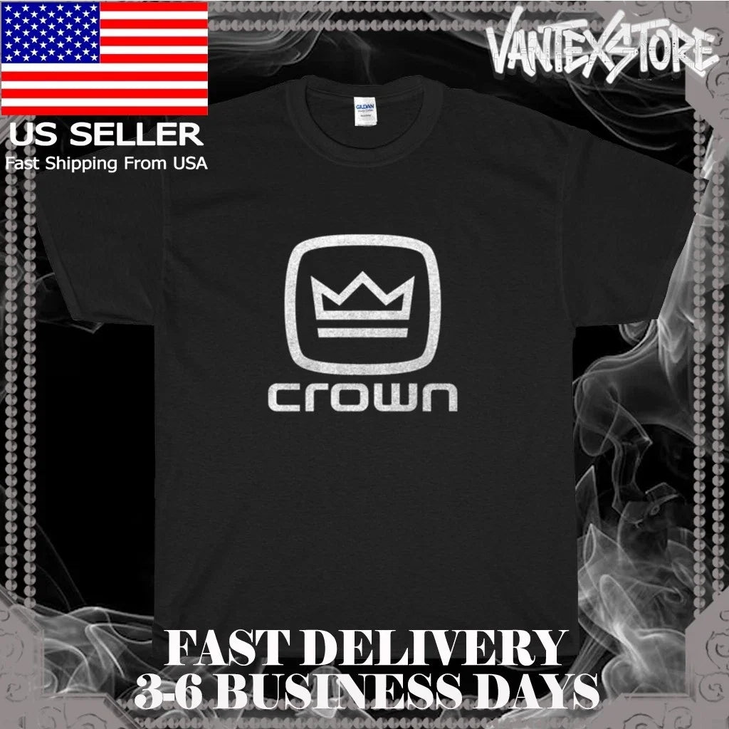NEW CROWN AUDIO AMPLIFIER LOGO MEN'S FUNNY AMERICAN - Adult & Kids T-Shirts, Sweatshirts & Hoodies apparel design preview 1