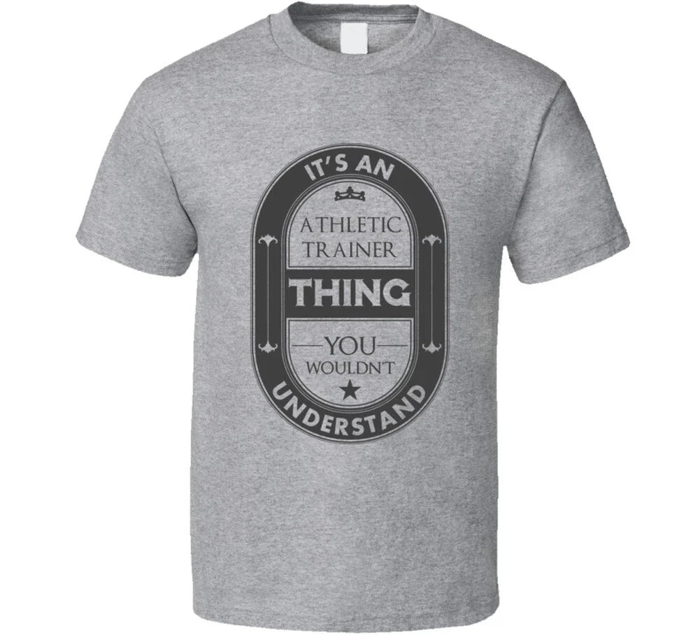 Its An Athletic Trainer Thing Cool Beer Label - Adult & Kids T-Shirts, Sweatshirts & Hoodies apparel design preview 1