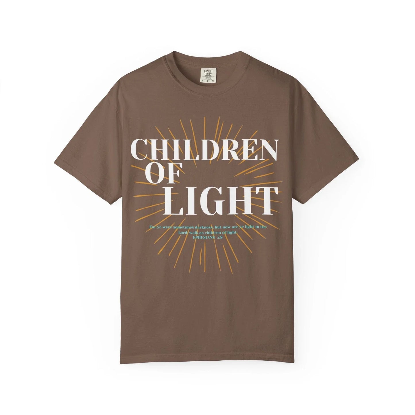 Children of Light Christian for Men Ephesians Bible - Adult & Kids T-Shirts, Sweatshirts & Hoodies apparel design preview 1