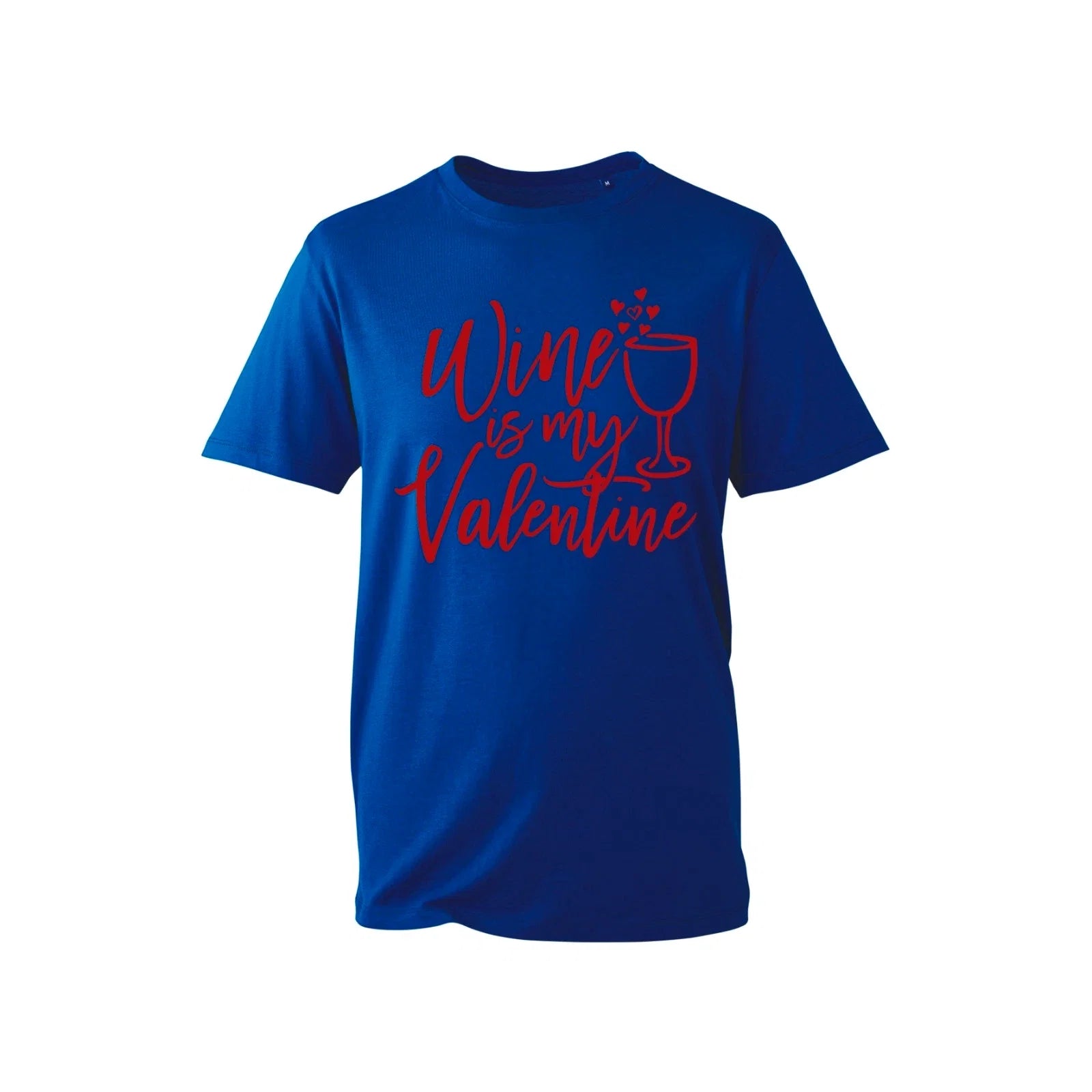 Wine Is My Valentine Funny Valentine's Day Unisex - Adult & Kids T-Shirts, Sweatshirts & Hoodies apparel design preview 1