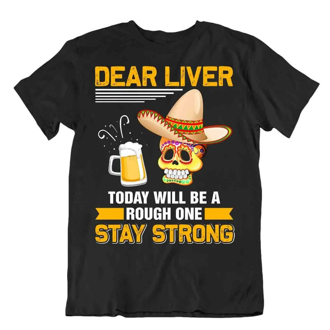 Dear Liver Beer Drinking Funny Joke Unique Premium - Adult & Kids T-Shirts, Sweatshirts & Hoodies apparel design preview 1