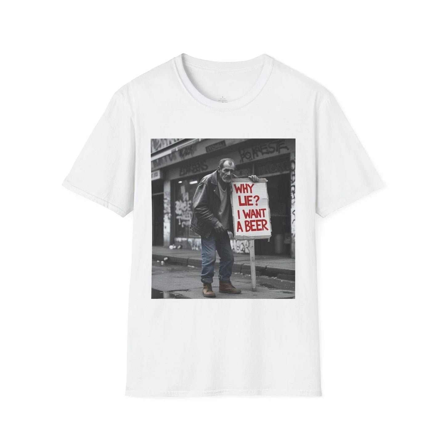Humorous Beer Lover Funny Graphic Unisex Softstyle - Adult & Kids T-Shirts, Sweatshirts & Hoodies apparel design preview 1
