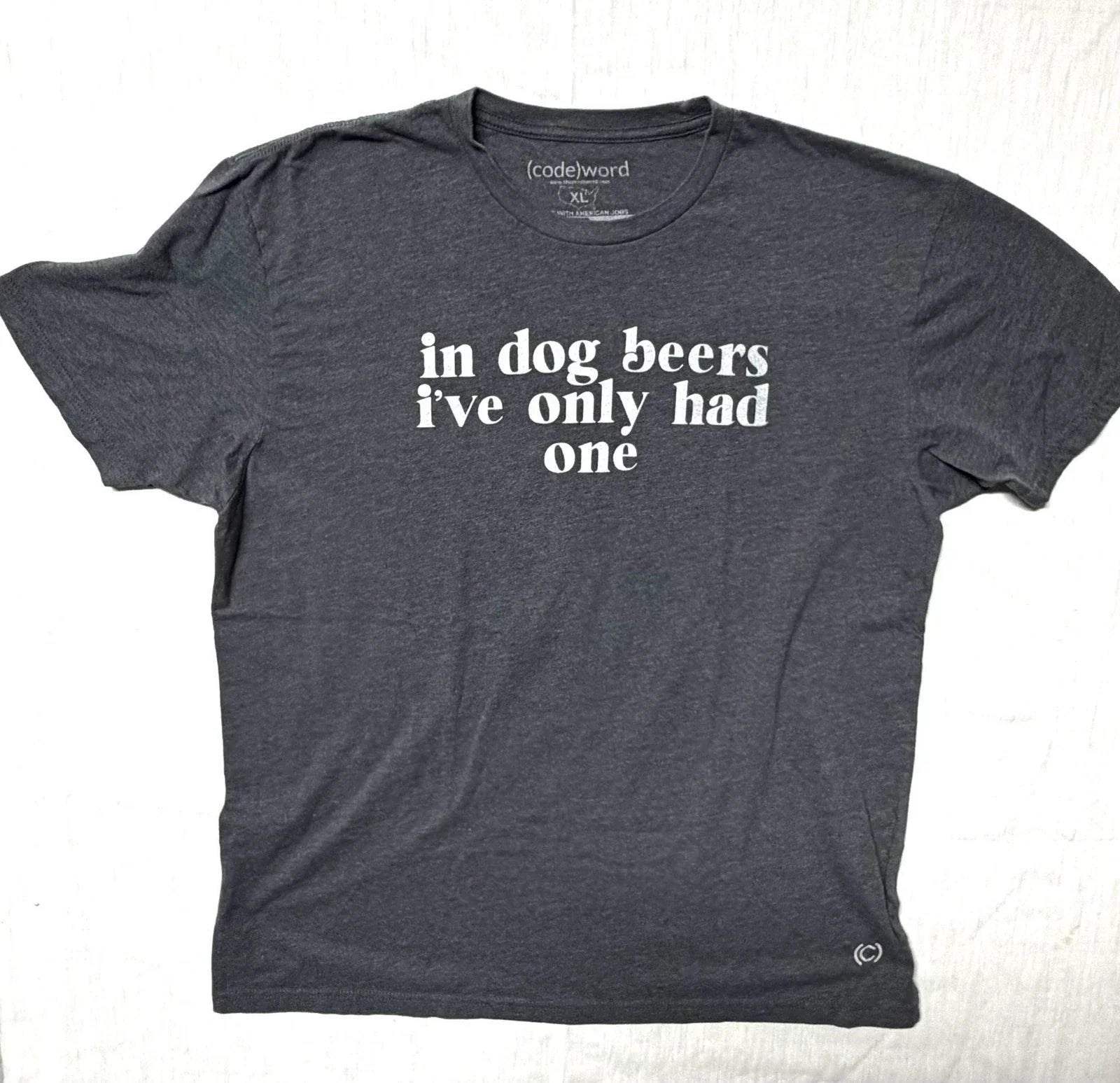 (code)word In Dog Beers I've Only Had One Graphic XL - Adult & Kids T-Shirts, Sweatshirts & Hoodies apparel design preview 1