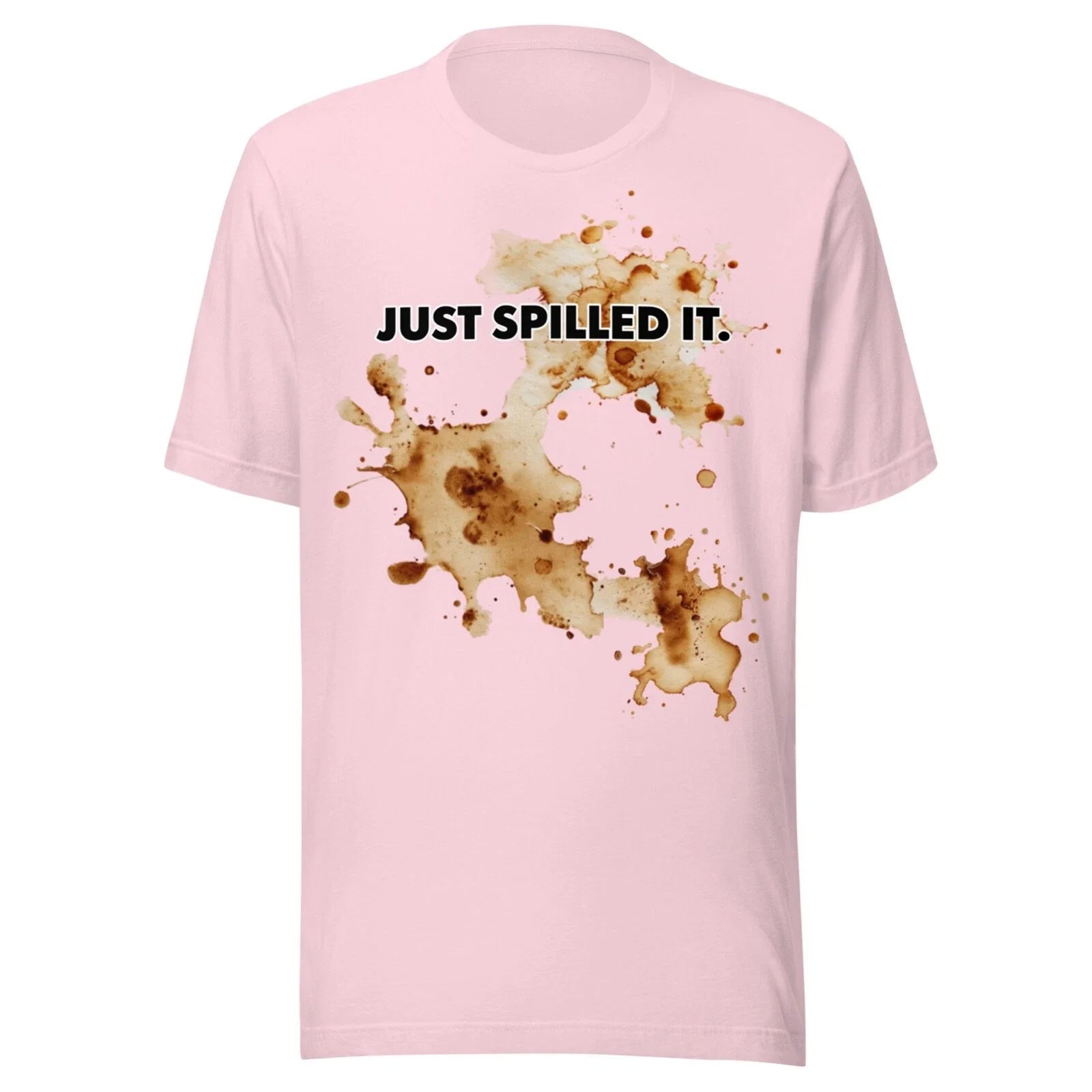 Vintage COFFEE LOVERS FUNNY JUST SPILLED IT ALL - Adult & Kids T-Shirts, Sweatshirts & Hoodies apparel design preview 1