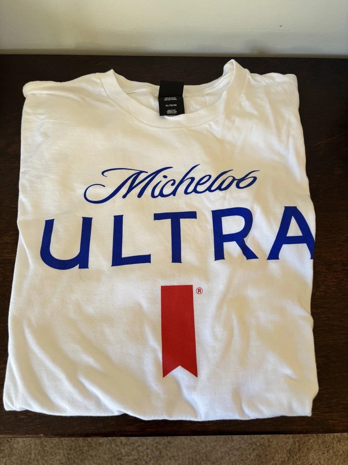 Michelob Ultra White Short Sleeve -Adult X-Large-New - Adult & Kids T-Shirts, Sweatshirts & Hoodies apparel design preview 1