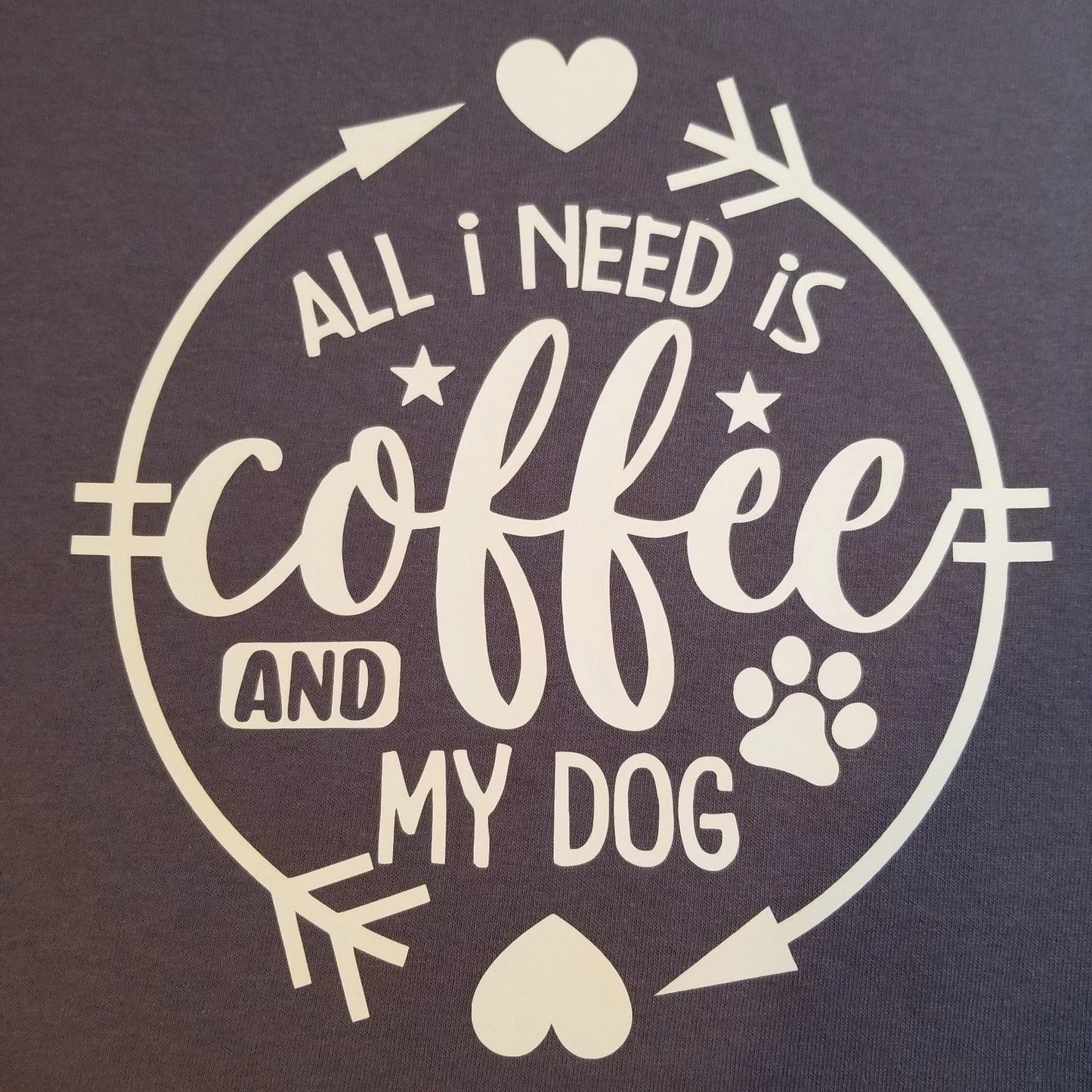L Unisex, Grey 100% Cotton- Coffee Dog - Adult & Kids T-Shirts, Sweatshirts & Hoodies apparel design preview 1
