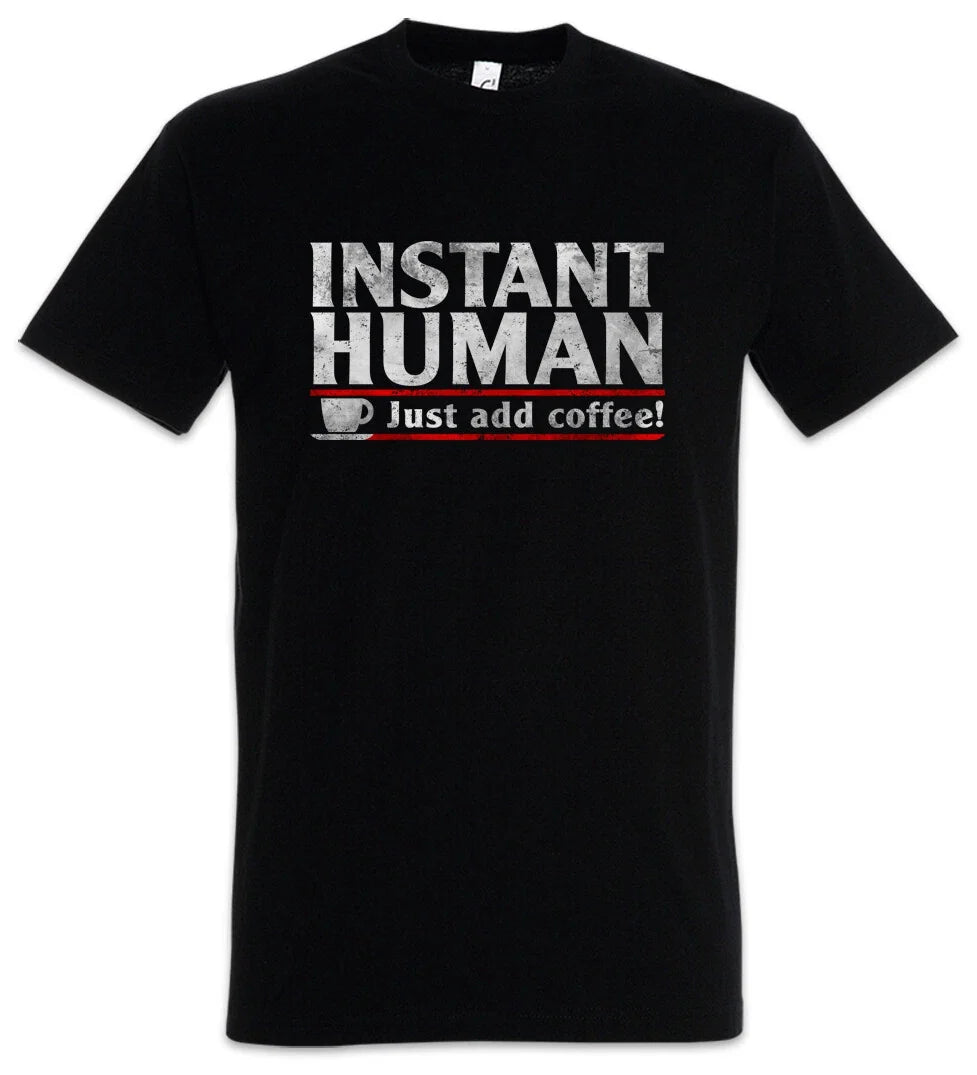 Instant Human Caffeine Fun Geek Nerd Science - Adult & Kids T-Shirts, Sweatshirts & Hoodies apparel design preview 1