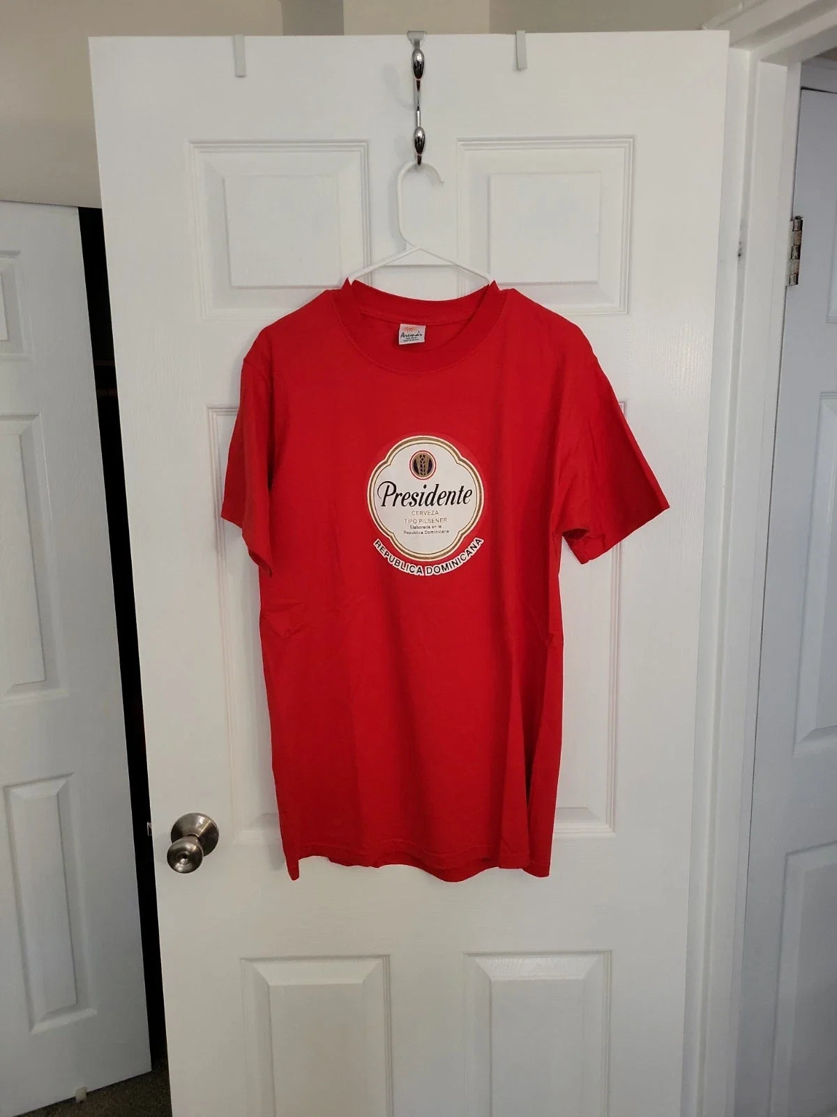 Presidente Cerveza Republica Dominicana Men's Large - Adult & Kids T-Shirts, Sweatshirts & Hoodies apparel design preview 1