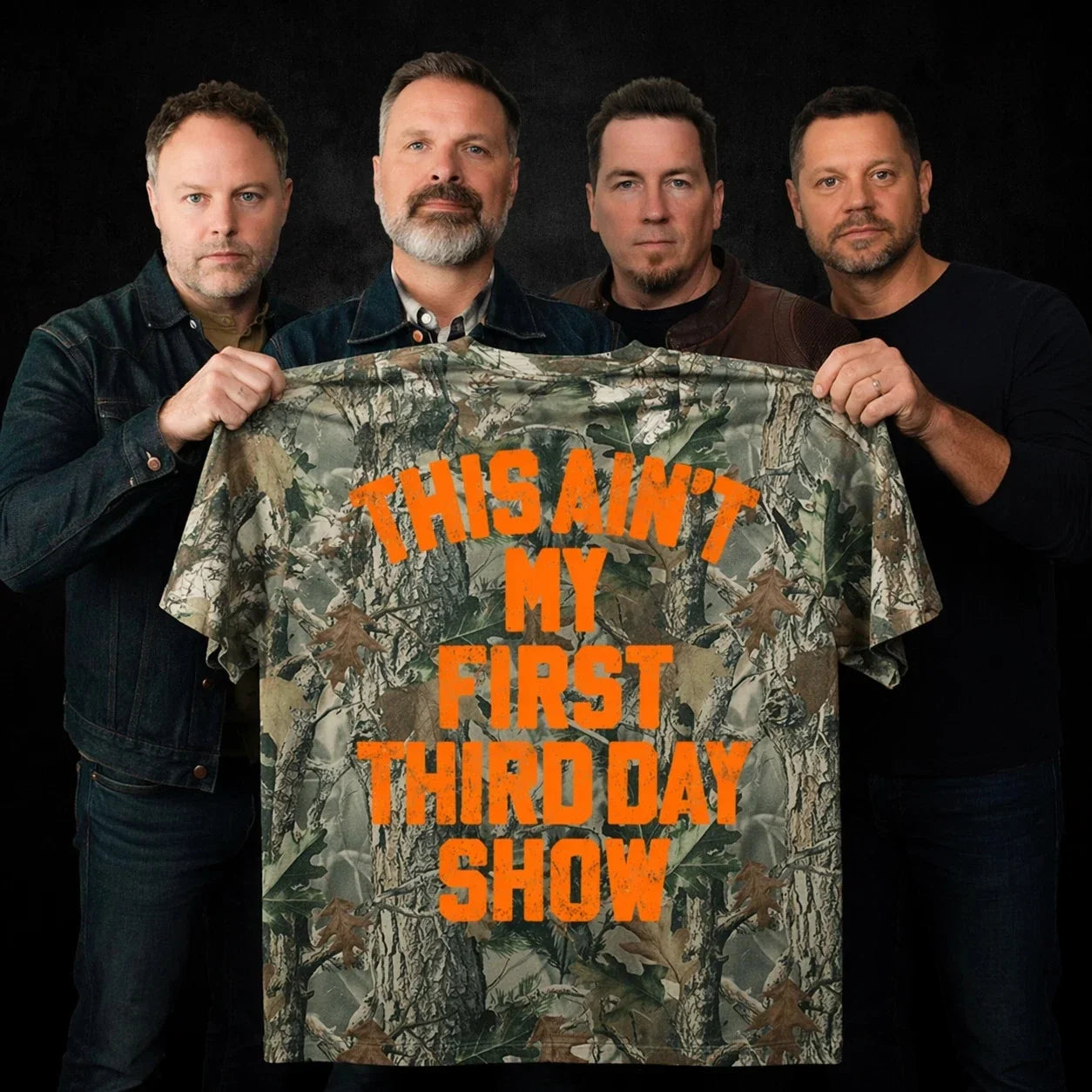 Third Day 30Th Anniversary Tour 2026 Unisex Camo All - Adult & Kids T-Shirts, Sweatshirts & Hoodies apparel design preview 1