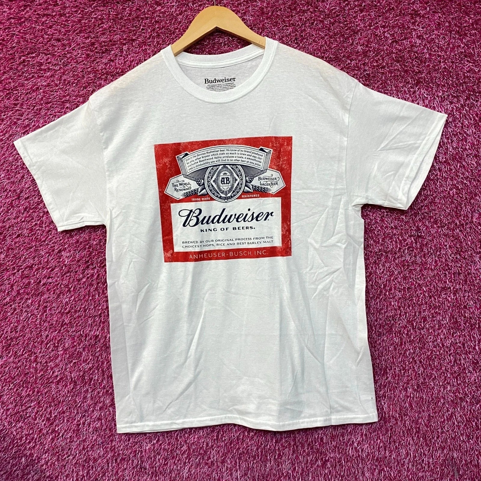 World Renowned Budweiser King Of Beers Large - Adult & Kids T-Shirts, Sweatshirts & Hoodies apparel design preview 1
