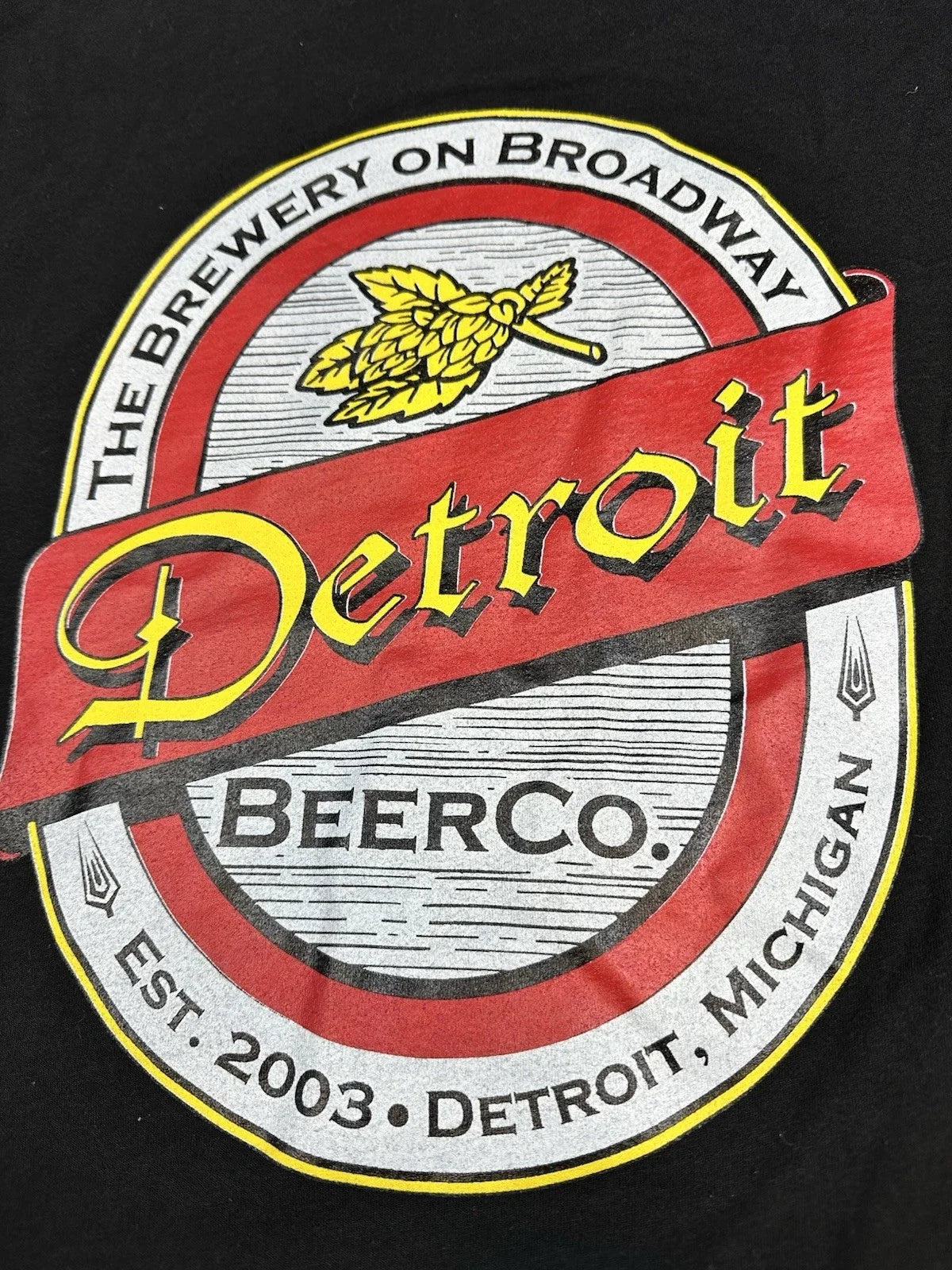 Detroit Beer Company Men's Black Size M-L Sku: - Adult & Kids T-Shirts, Sweatshirts & Hoodies apparel design preview 1