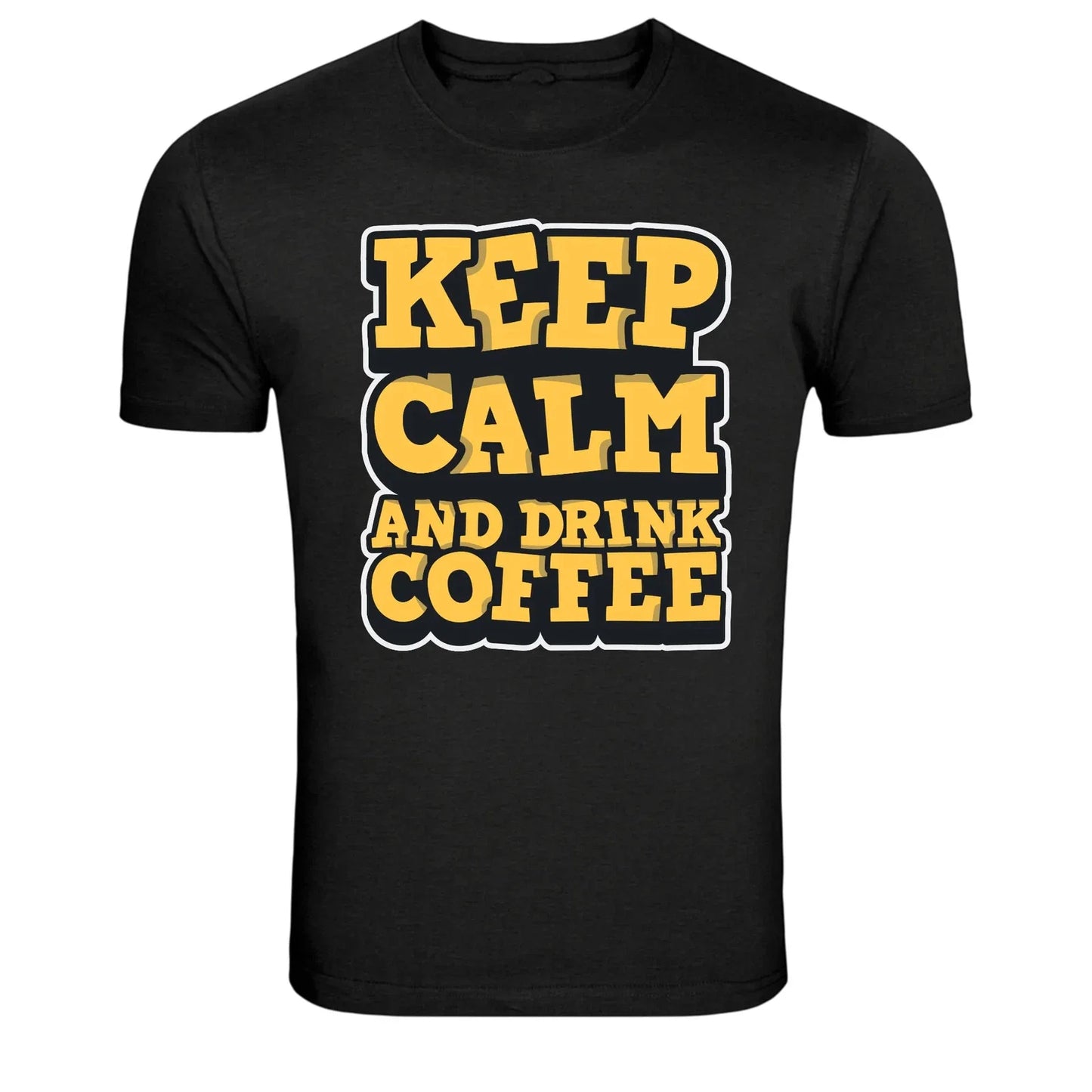 Keep Calm And Drink Coffee Funny Lover - Adult & Kids T-Shirts, Sweatshirts & Hoodies apparel design preview 1
