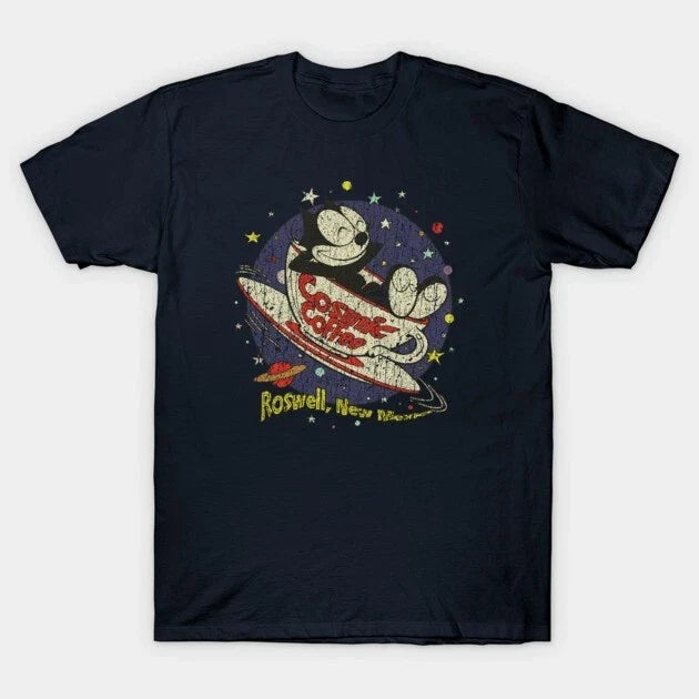 Felix The Cat Cosmic Coffee S-5XL - Adult & Kids T-Shirts, Sweatshirts & Hoodies apparel design preview 1