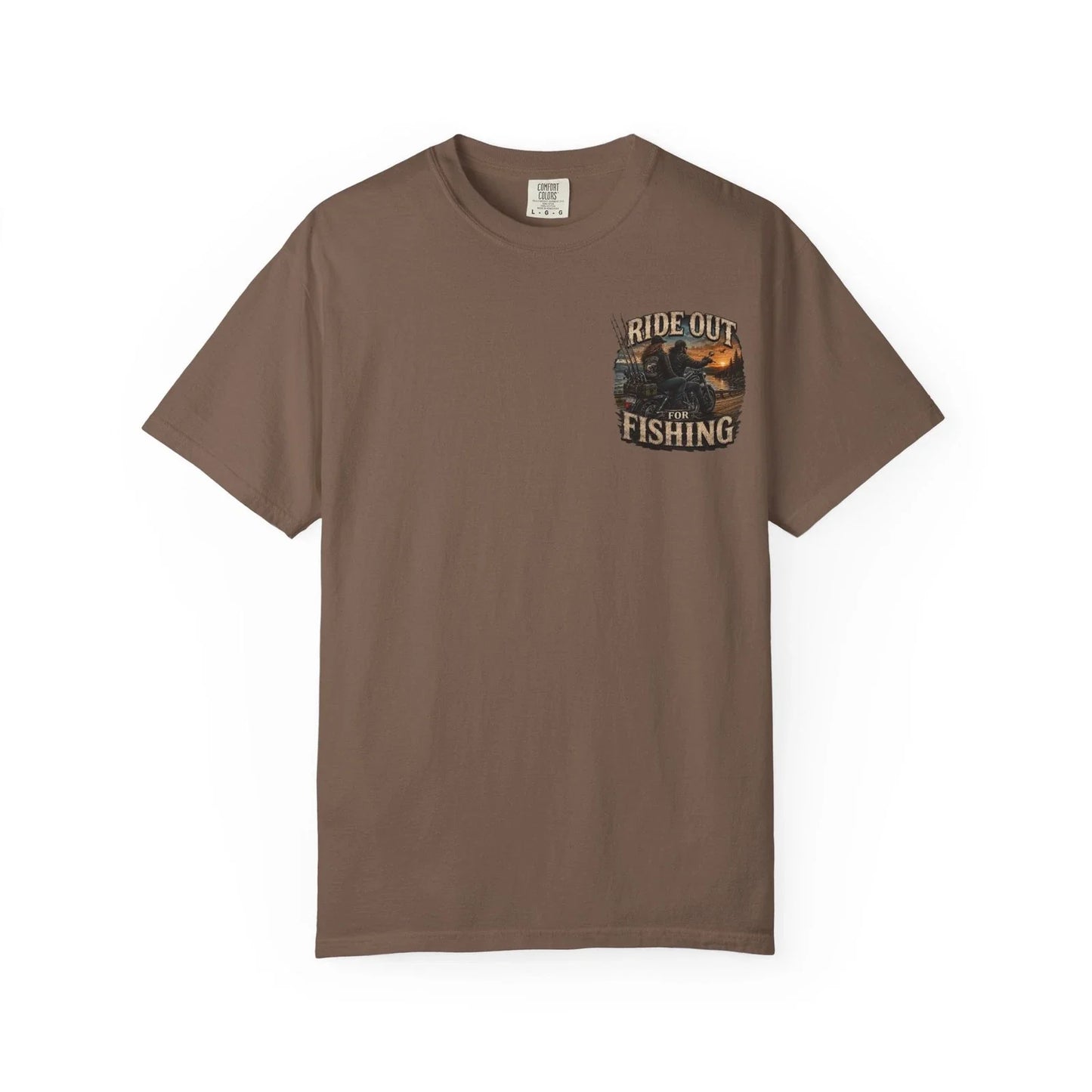 Ride Out For Fishing Hoox Unisex Garment-Dyed - Adult & Kids T-Shirts, Sweatshirts & Hoodies apparel design preview 1