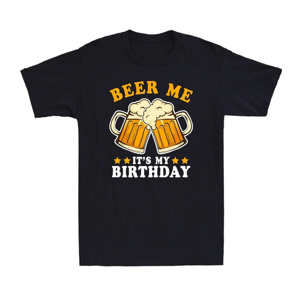 Beer Me It'S My Birthday Alcoholic Beverage Pale Ale - Adult & Kids T-Shirts, Sweatshirts & Hoodies apparel design preview 1