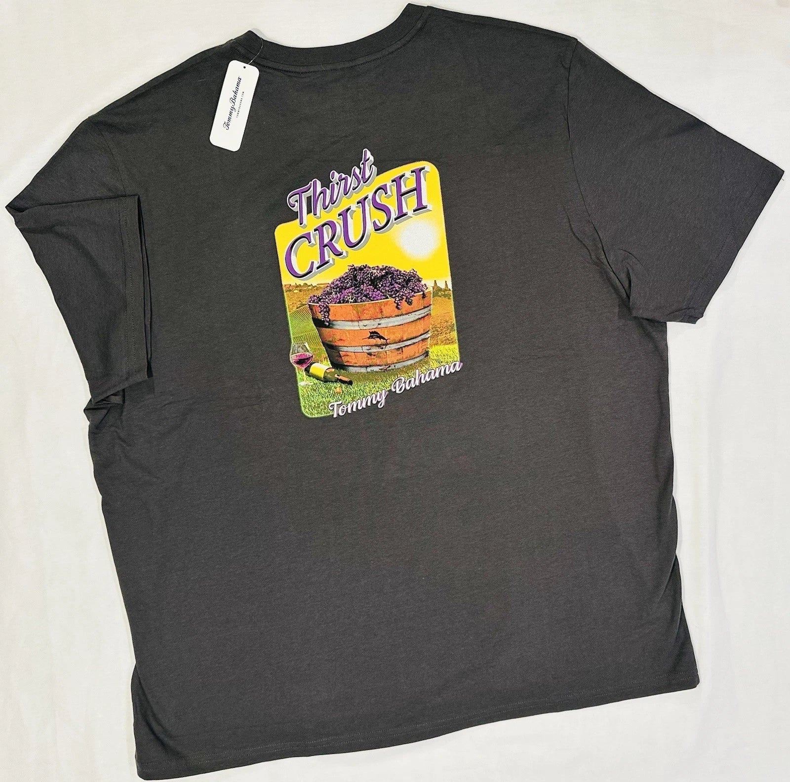 Tommy Bahama Mens THIRST CRUSH XXL Gray NWT Vineyard - Adult & Kids T-Shirts, Sweatshirts & Hoodies apparel design preview 1