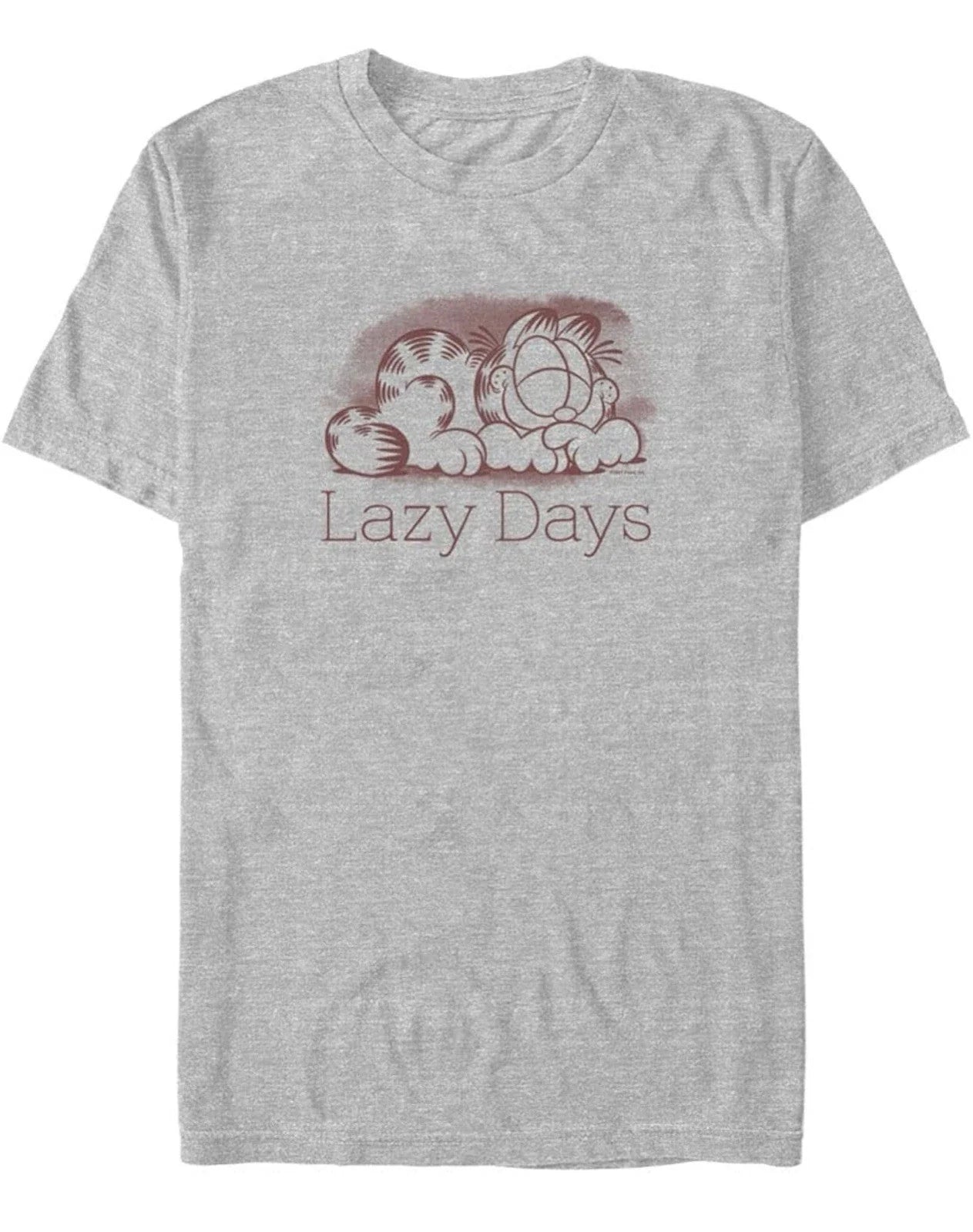 Garfield Size Large L Lazy Days Short Sleeve New - Adult & Kids T-Shirts, Sweatshirts & Hoodies apparel design preview 1