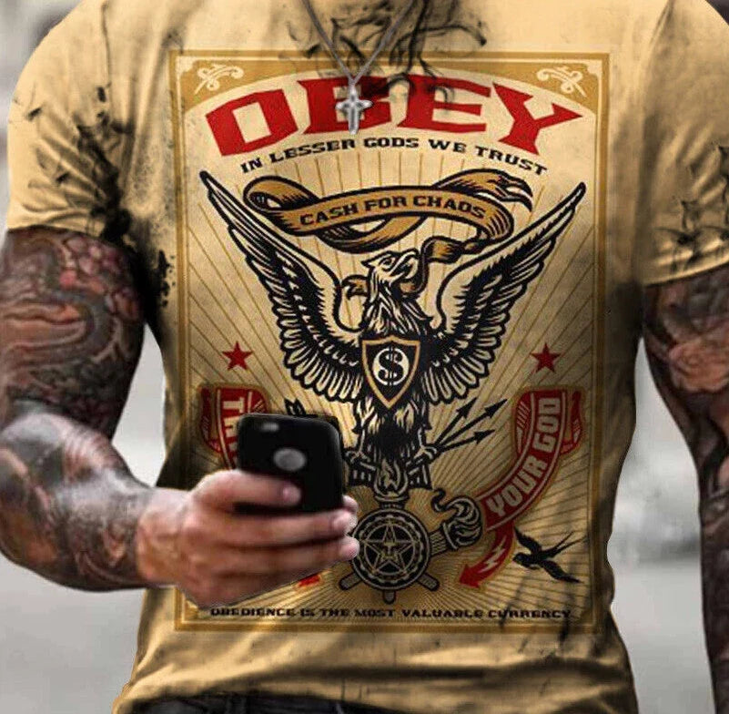 OBEY: In Lesser Gods We Trust Unique They Live - Adult & Kids T-Shirts, Sweatshirts & Hoodies apparel design preview 1