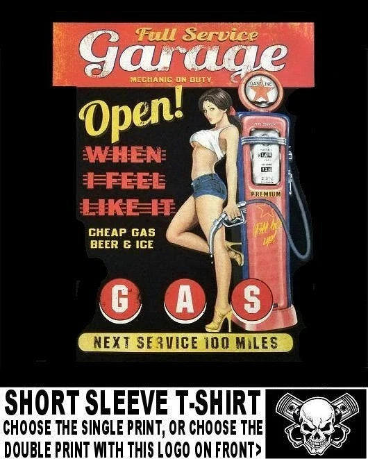 Full Service Car Or Motorcycle Mechanic Cheap Gas - Adult & Kids T-Shirts, Sweatshirts & Hoodies apparel design preview 1