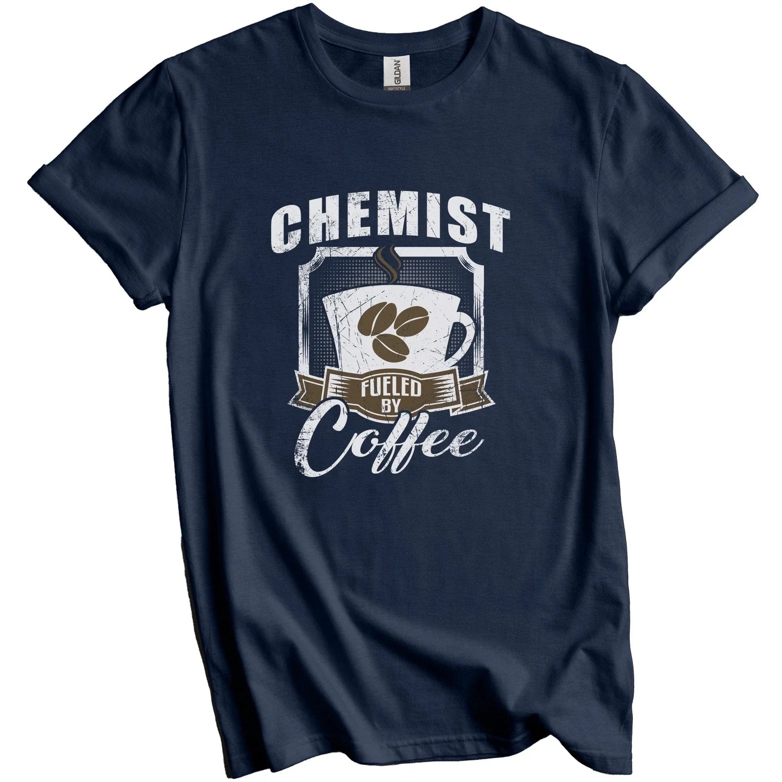 Chemist Fueled By Coffee Funny Gift for - Adult & Kids T-Shirts, Sweatshirts & Hoodies apparel design preview 1