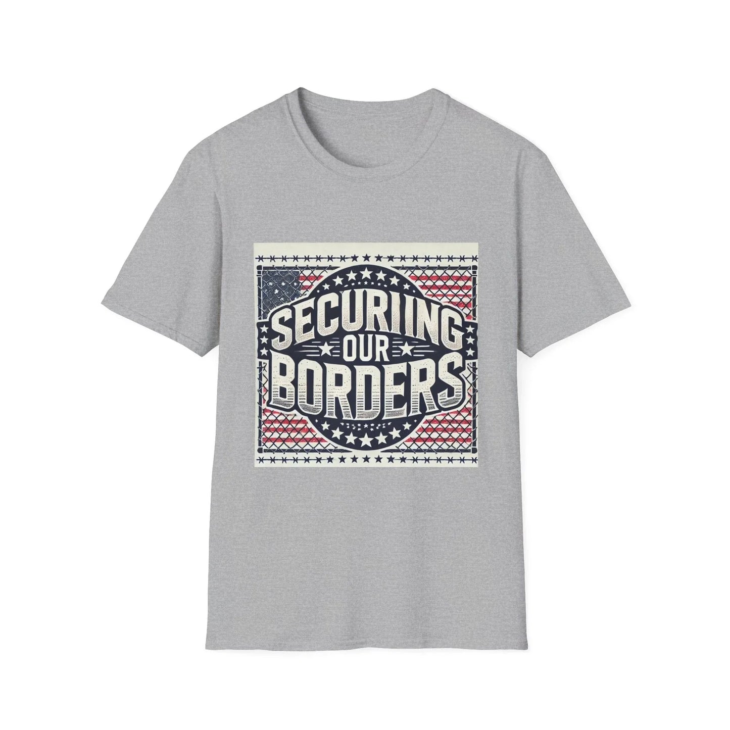 "Secure Our Border" - Adult & Kids T-Shirts, Sweatshirts & Hoodies apparel design preview 1