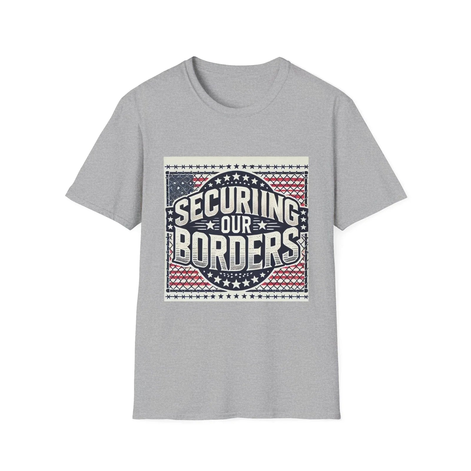 "Secure Our Border" - Adult & Kids T-Shirts, Sweatshirts & Hoodies apparel design preview 1
