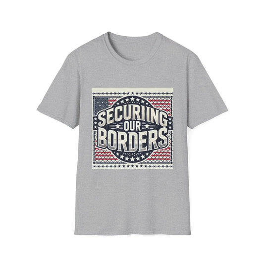 "Secure Our Border" - Adult & Kids T-Shirts, Sweatshirts & Hoodies apparel design preview 1
