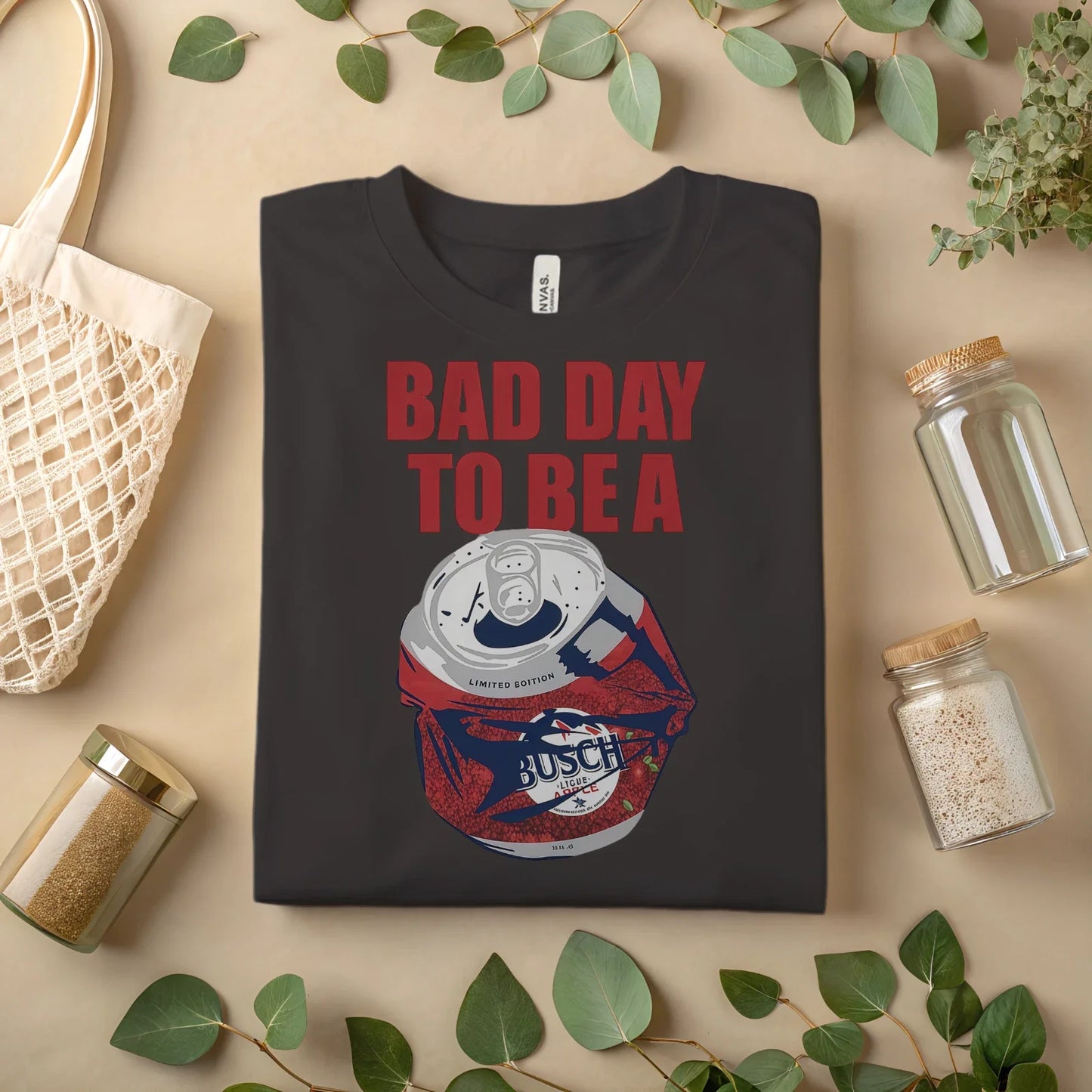 Bad Day To Be A Beer Funny Busch Light Drinking A299 - Adult & Kids T-Shirts, Sweatshirts & Hoodies apparel design preview 1