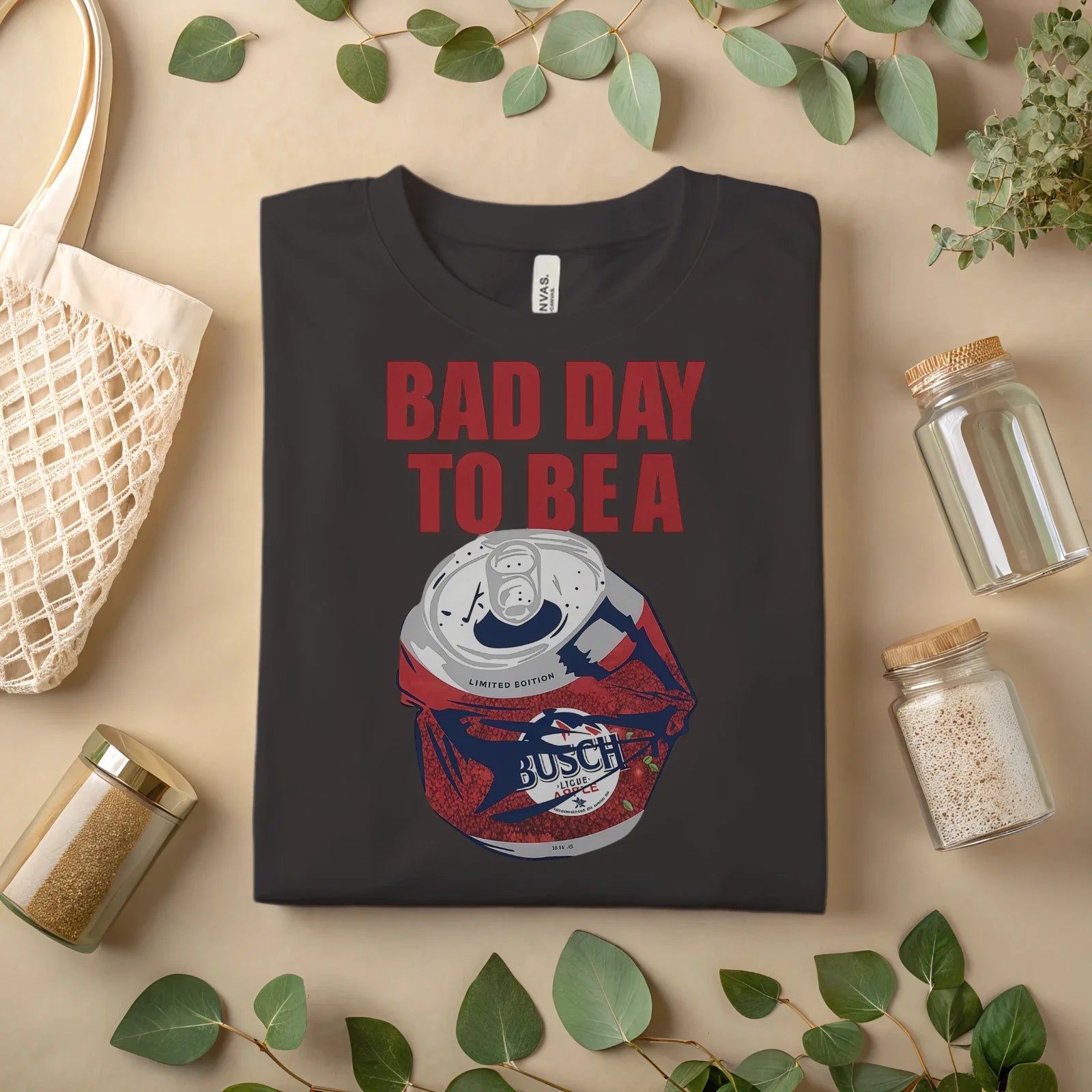 Bad Day To Be A Beer Funny Busch Light Drinking A299 - Adult & Kids T-Shirts, Sweatshirts & Hoodies apparel design preview 1