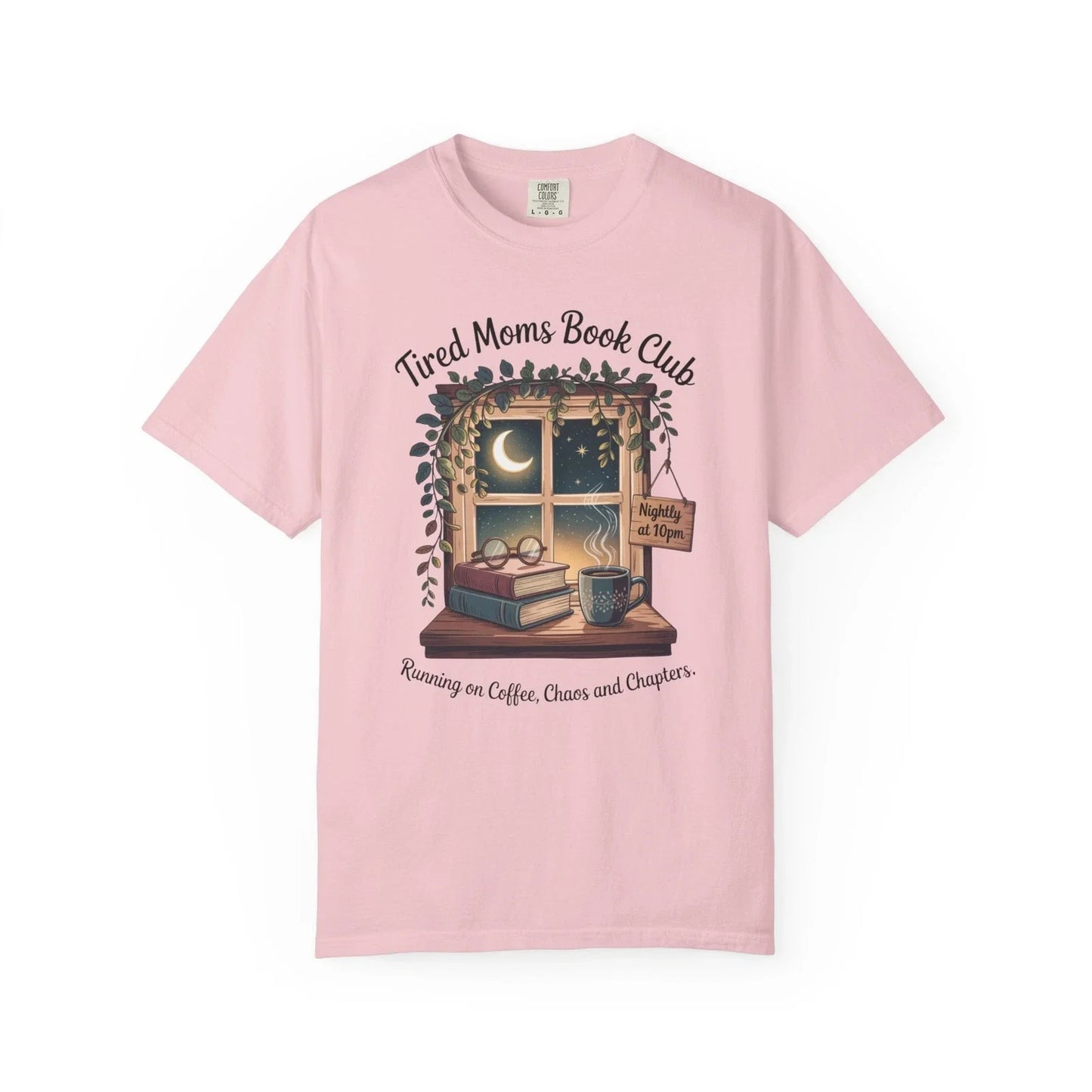 Coffee and Books Gift for Mom, Book Lover Gardening - Adult & Kids T-Shirts, Sweatshirts & Hoodies apparel design preview 1