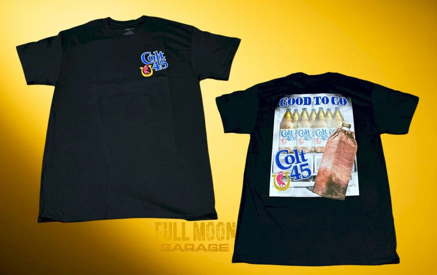 New Colt 45 Malt Liquor 2 Sided Good To Go Black - Adult & Kids T-Shirts, Sweatshirts & Hoodies apparel design preview 1